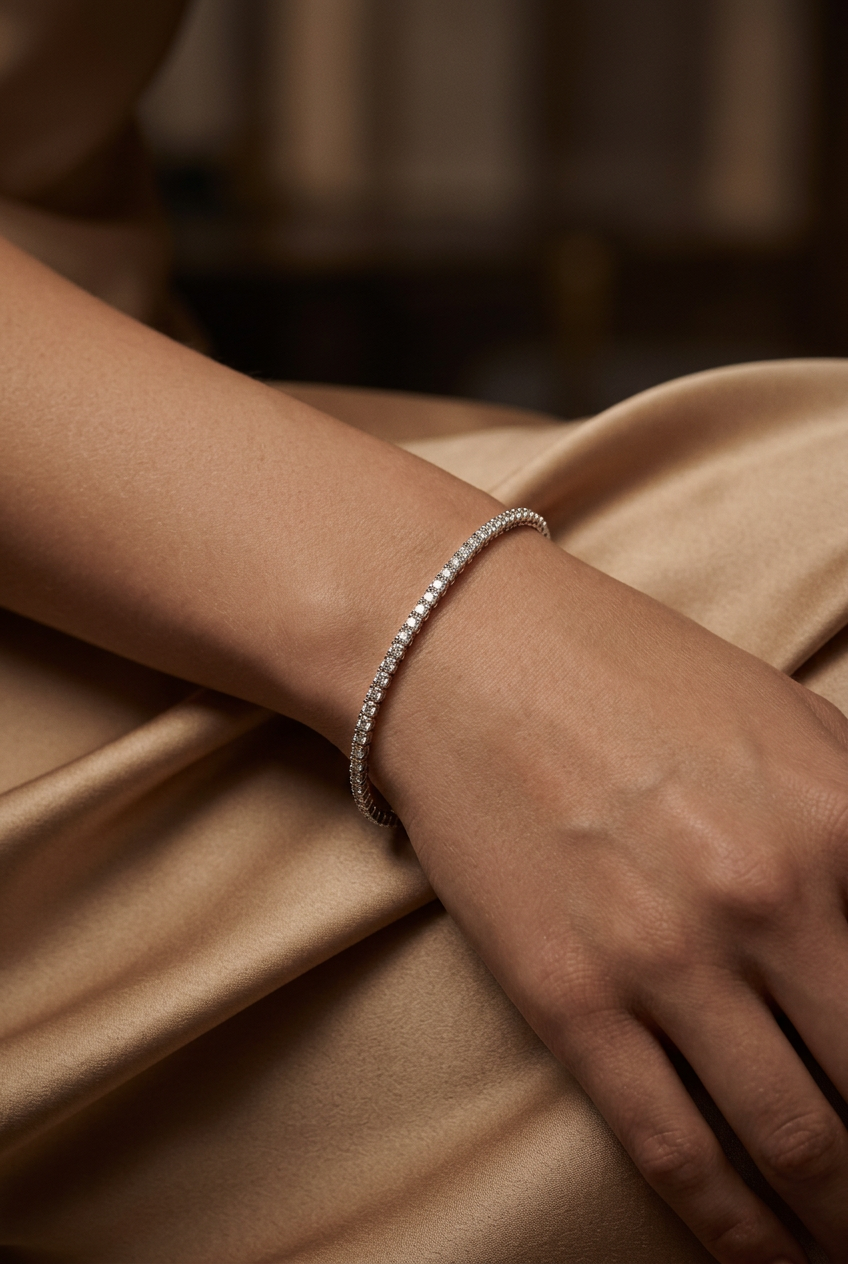 3.00tcw Round Diamond Tennis Bracelet