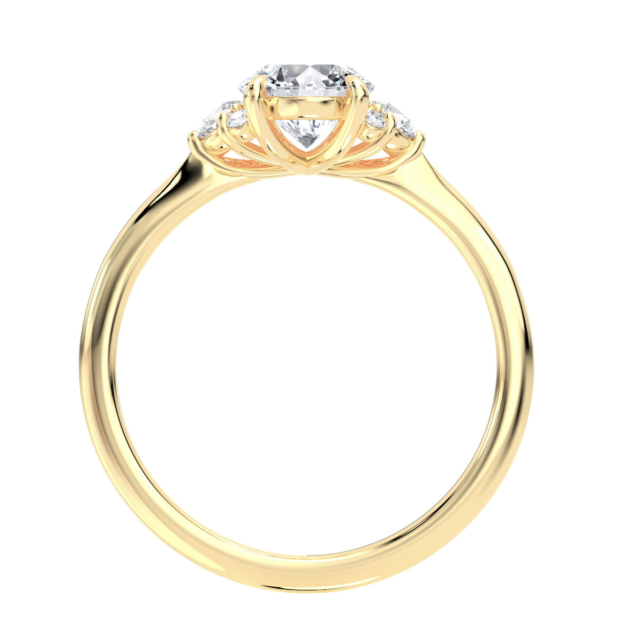 Jaci engagement ring in yellow gold