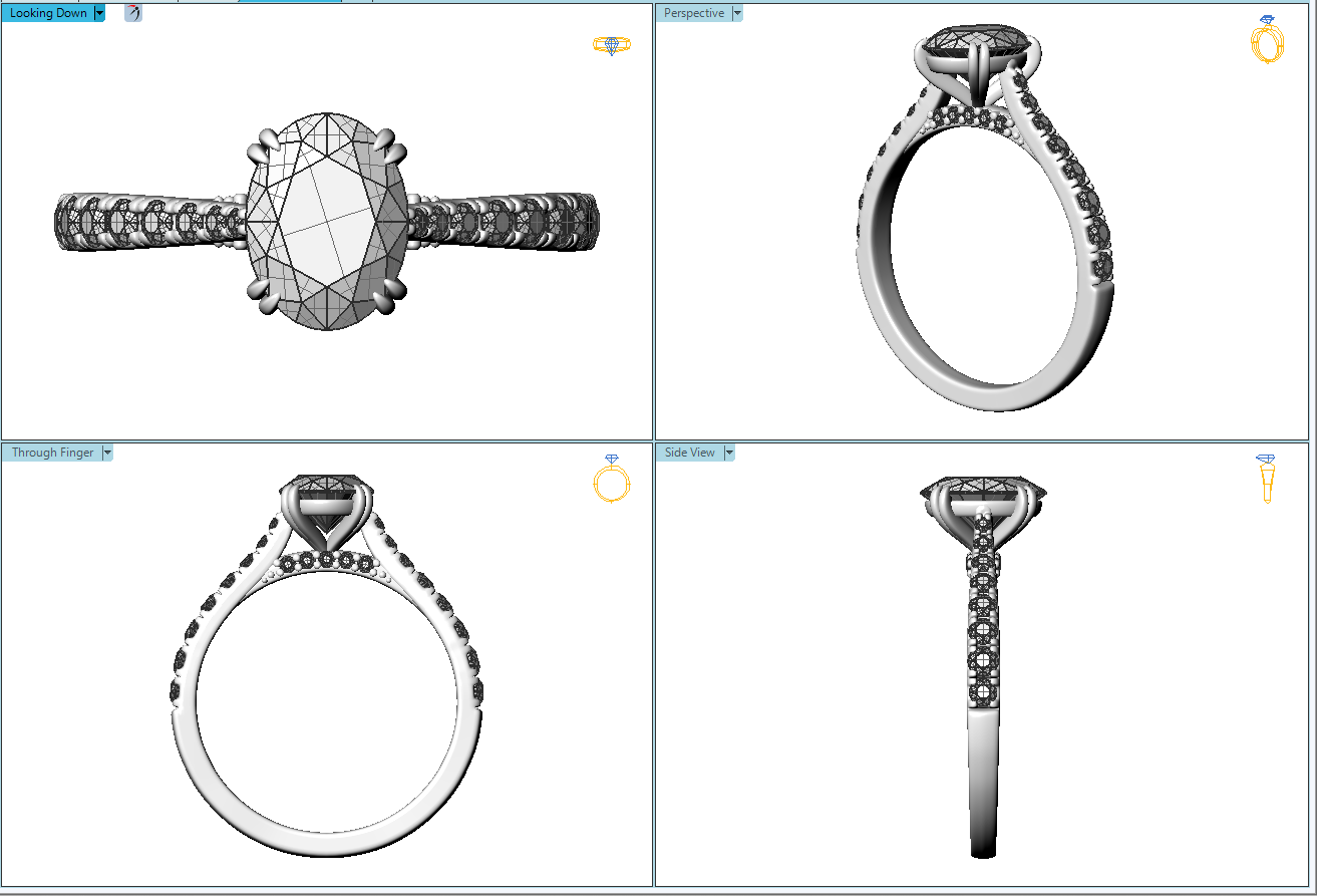 Bela engagement ring