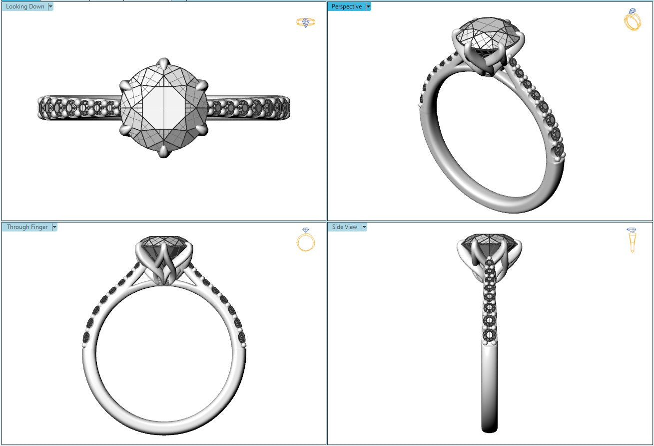 Ivy engagement ring