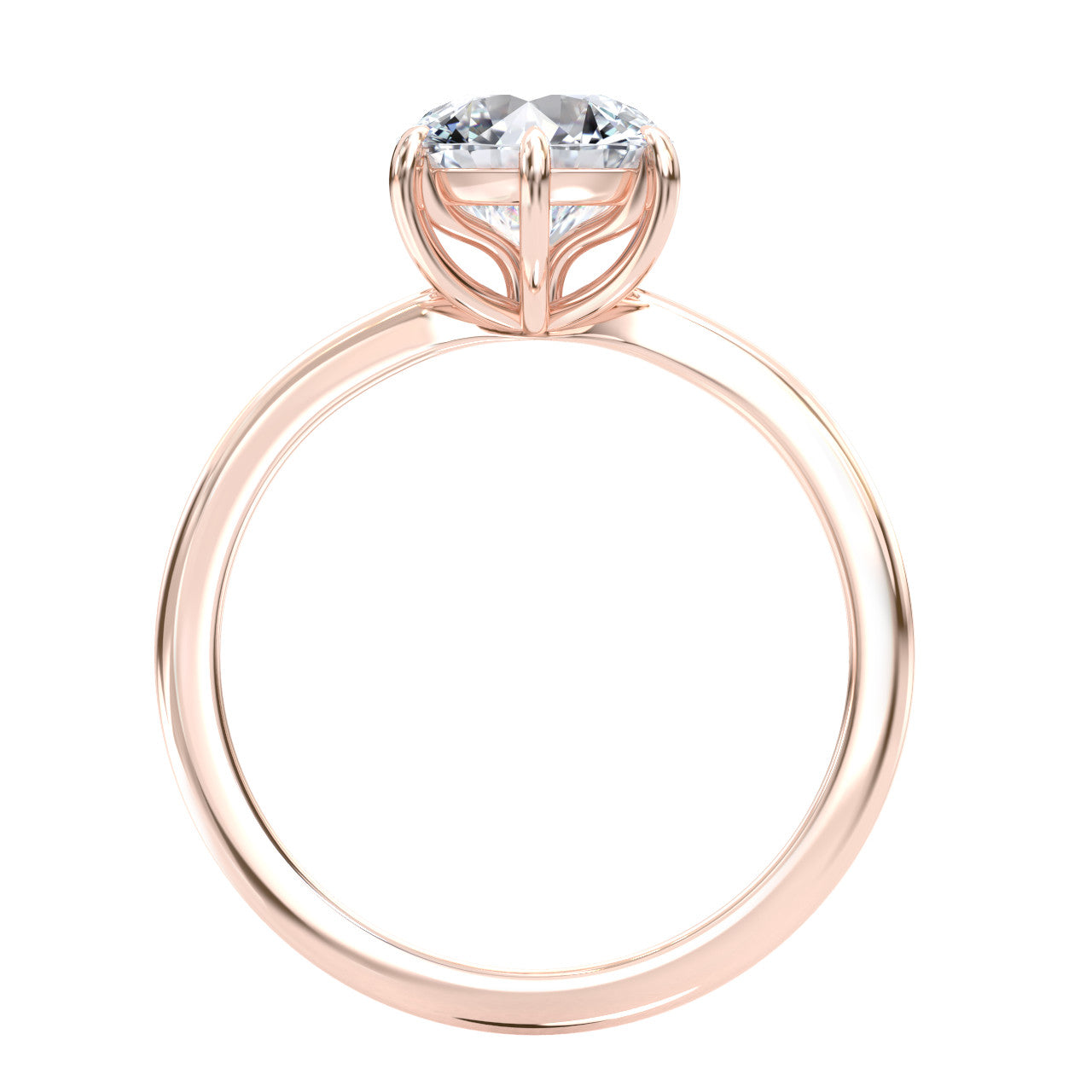 Nila engagement ring in rose gold