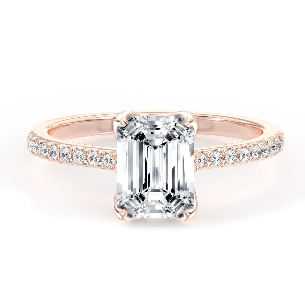 Arabella engagement ring in rose gold