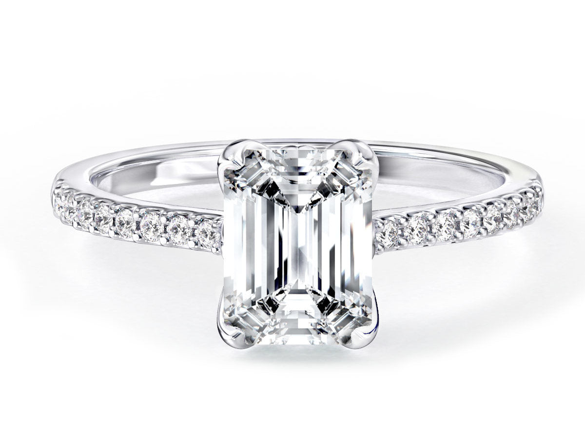 Arabella engagement ring in white gold