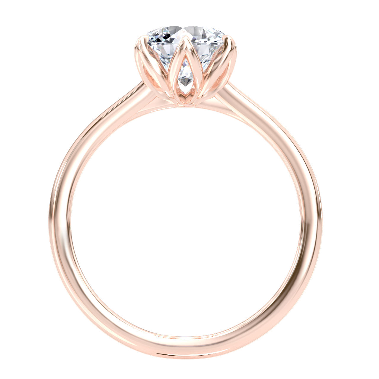 Bridgette engagement ring in rose gold