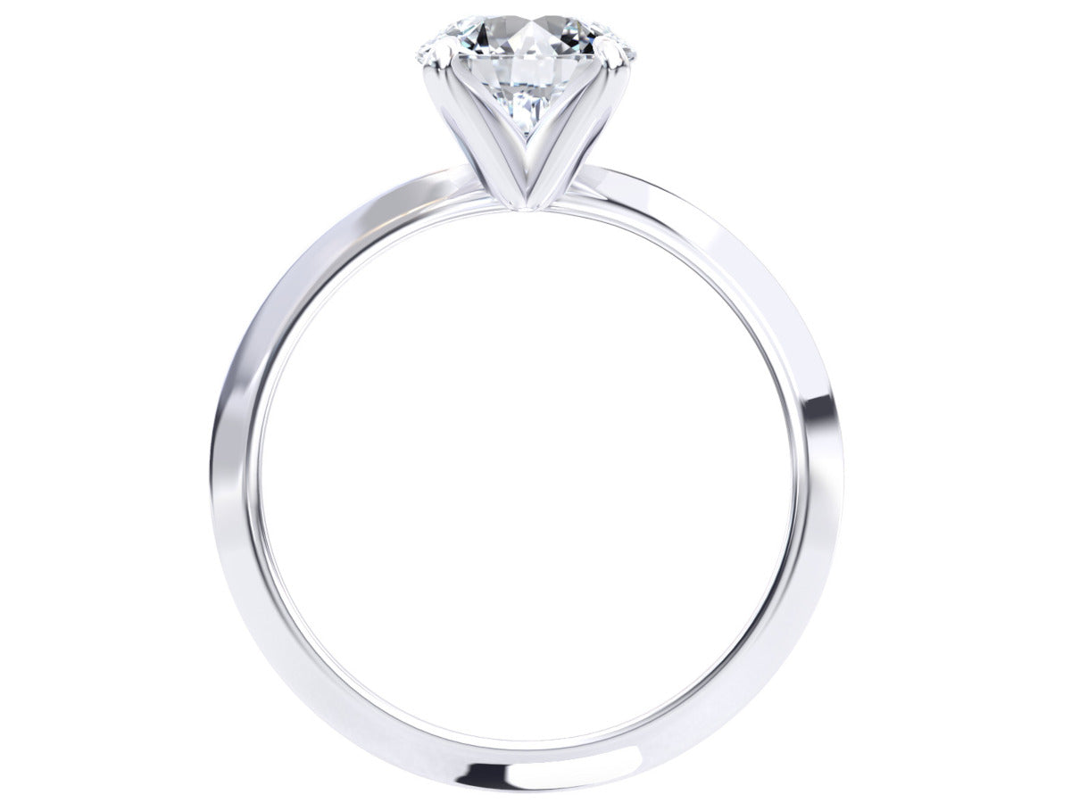 Anila engagement ring in white gold
