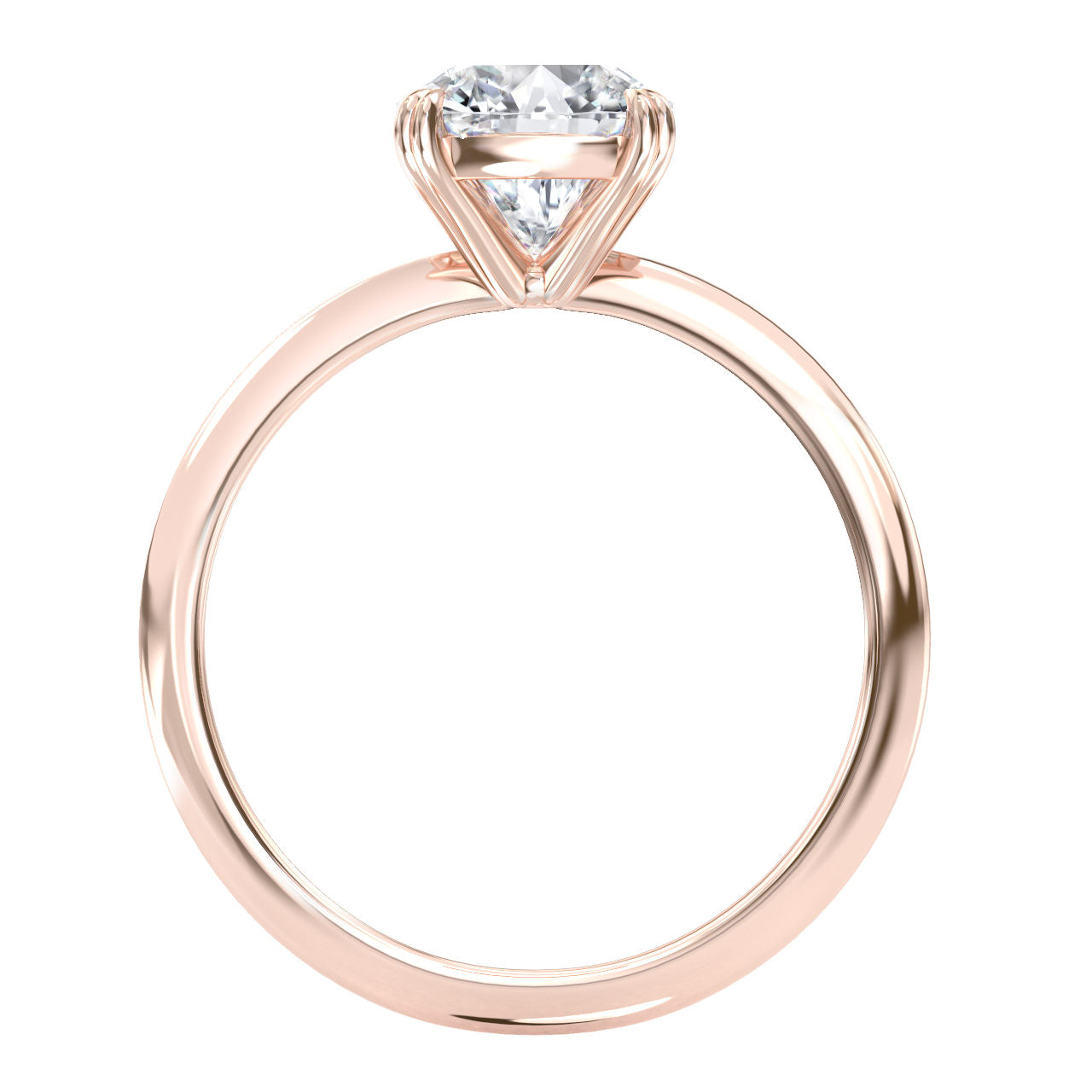 Isla engagement ring in rose gold