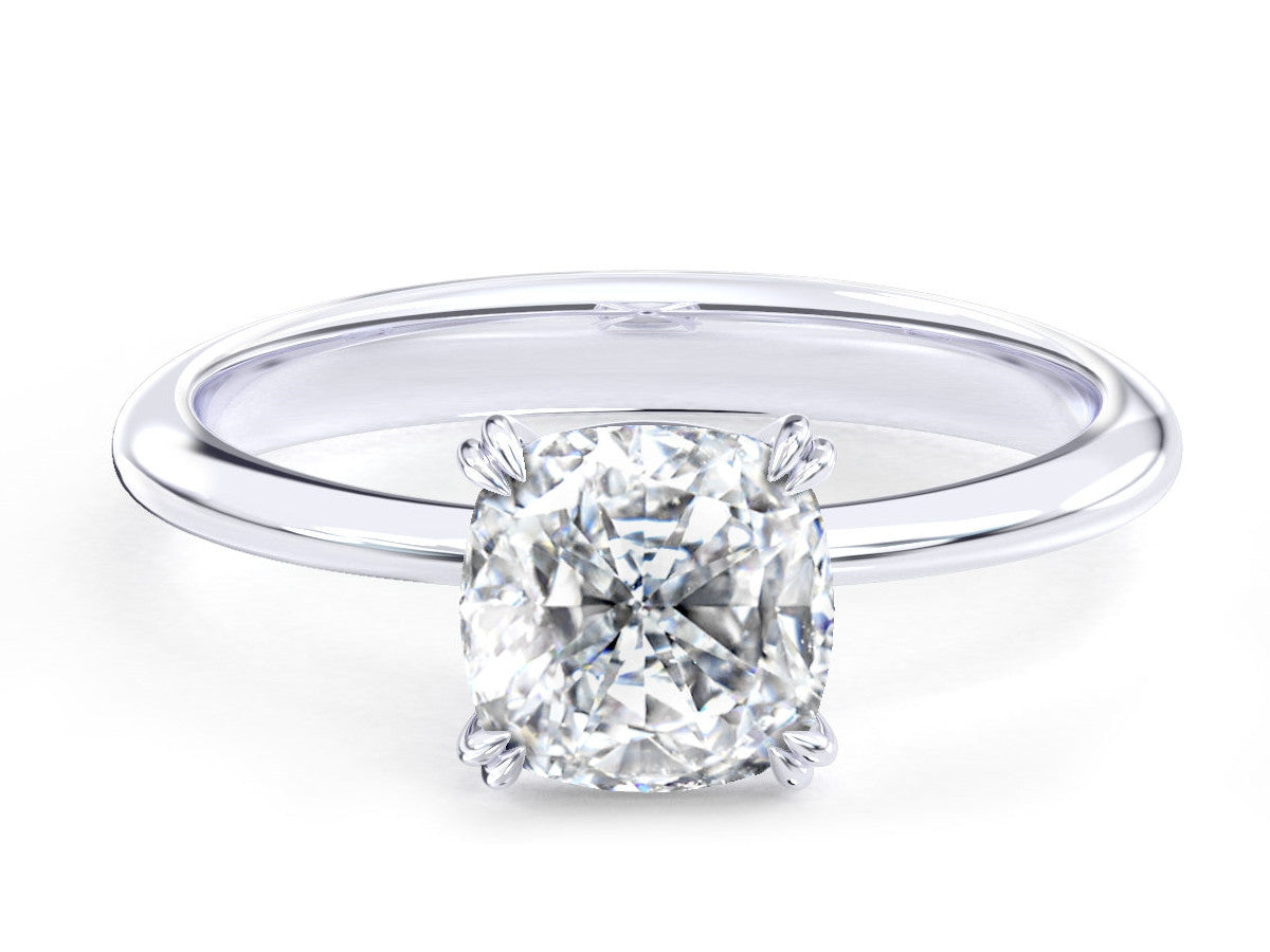 Isla engagement ring in white gold