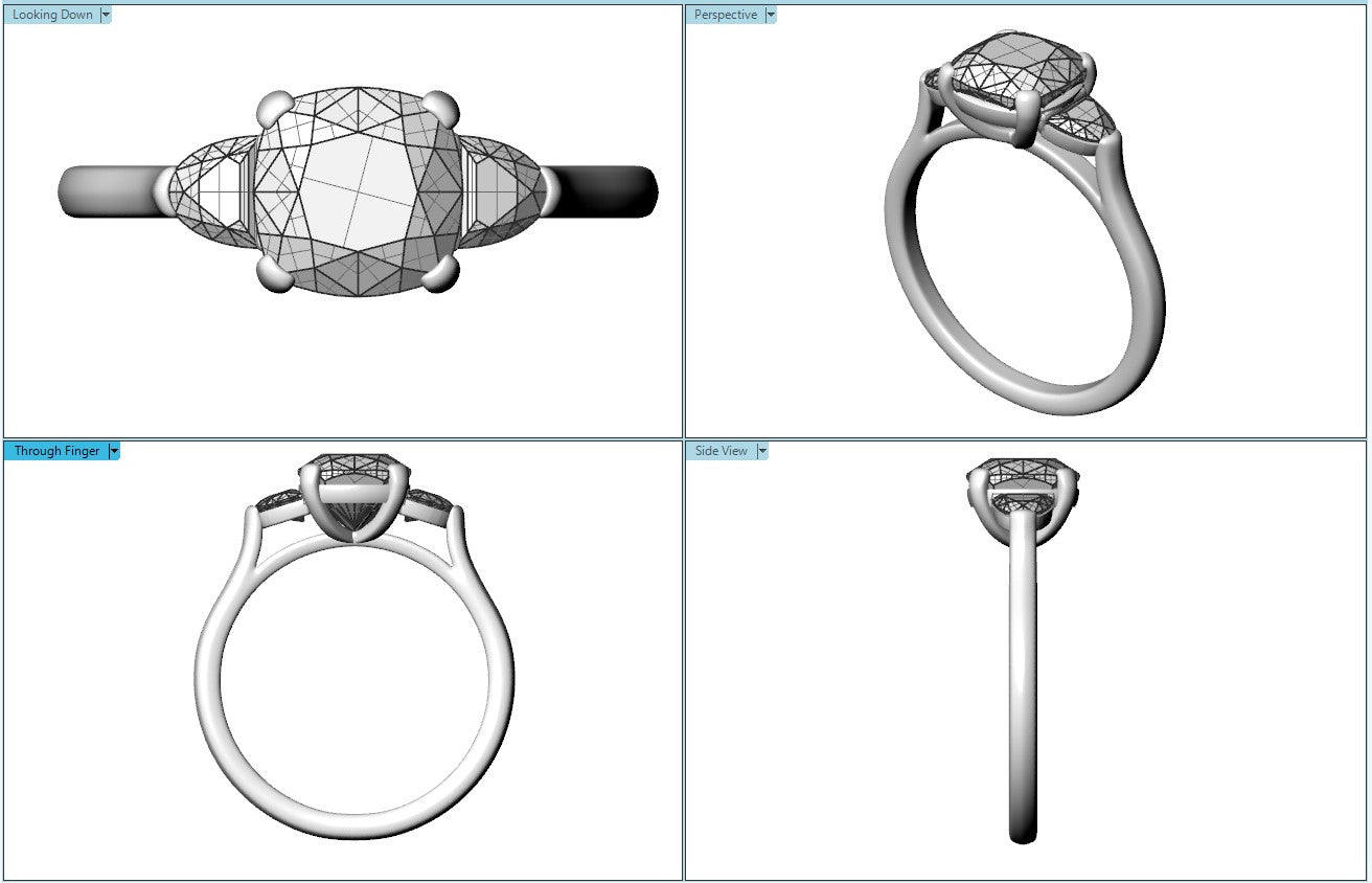 Benilde engagement ring
