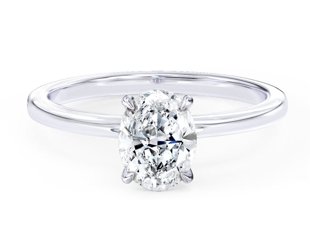 Daniela engagement ring in white gold