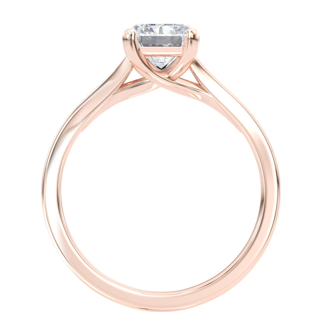Becky engagement ring in rose gold