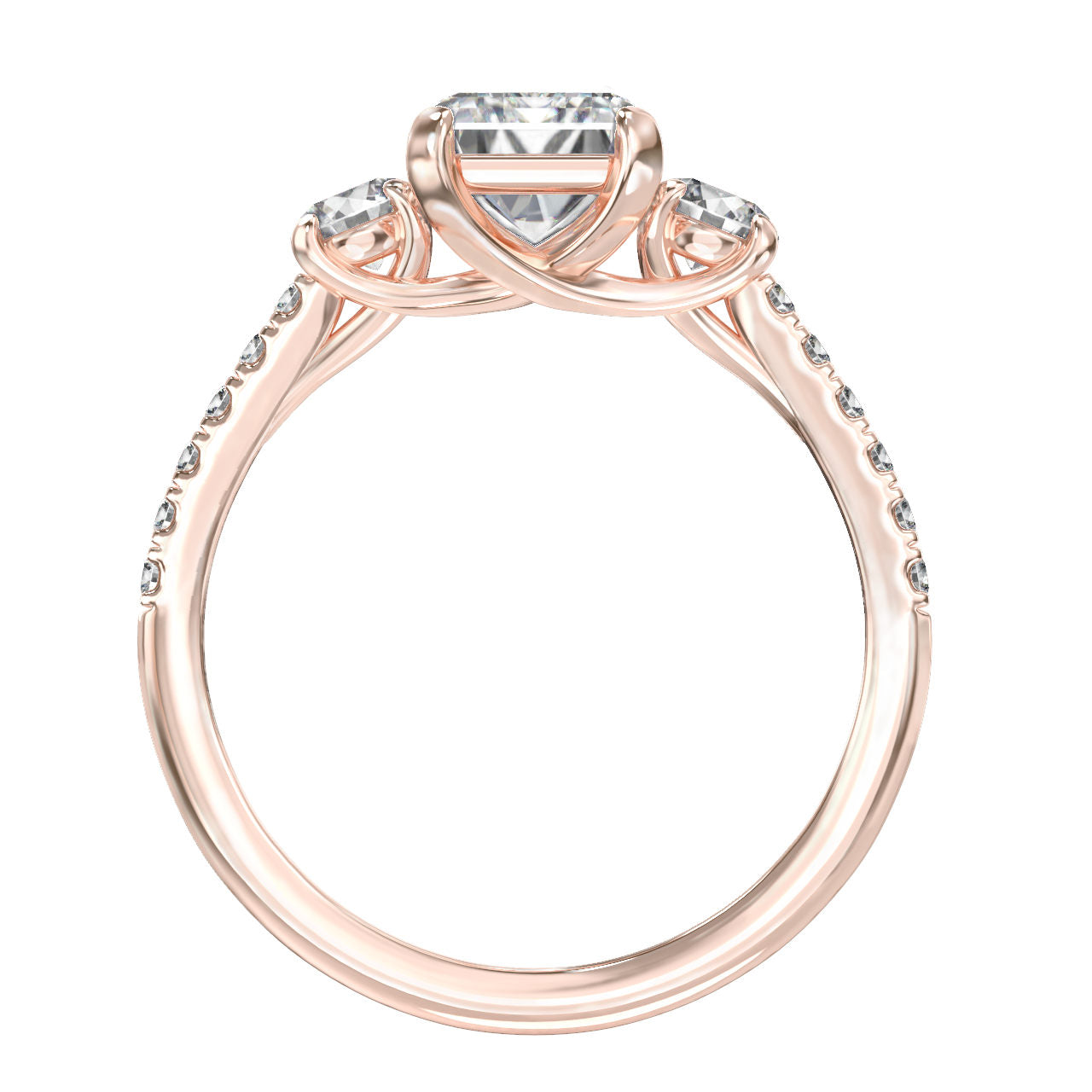 Allora engagement ring in rose gold