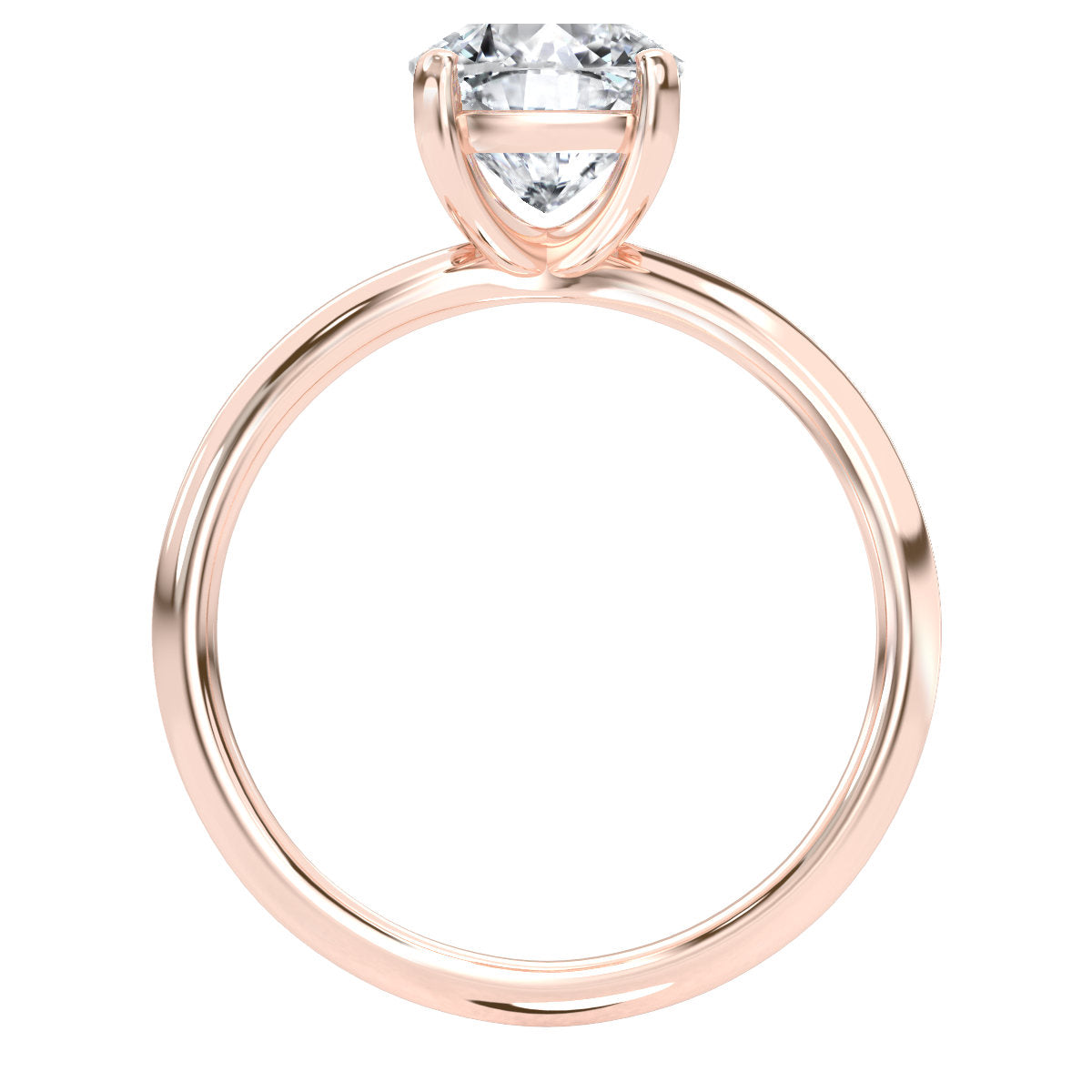Andria engagement ring in rose gold