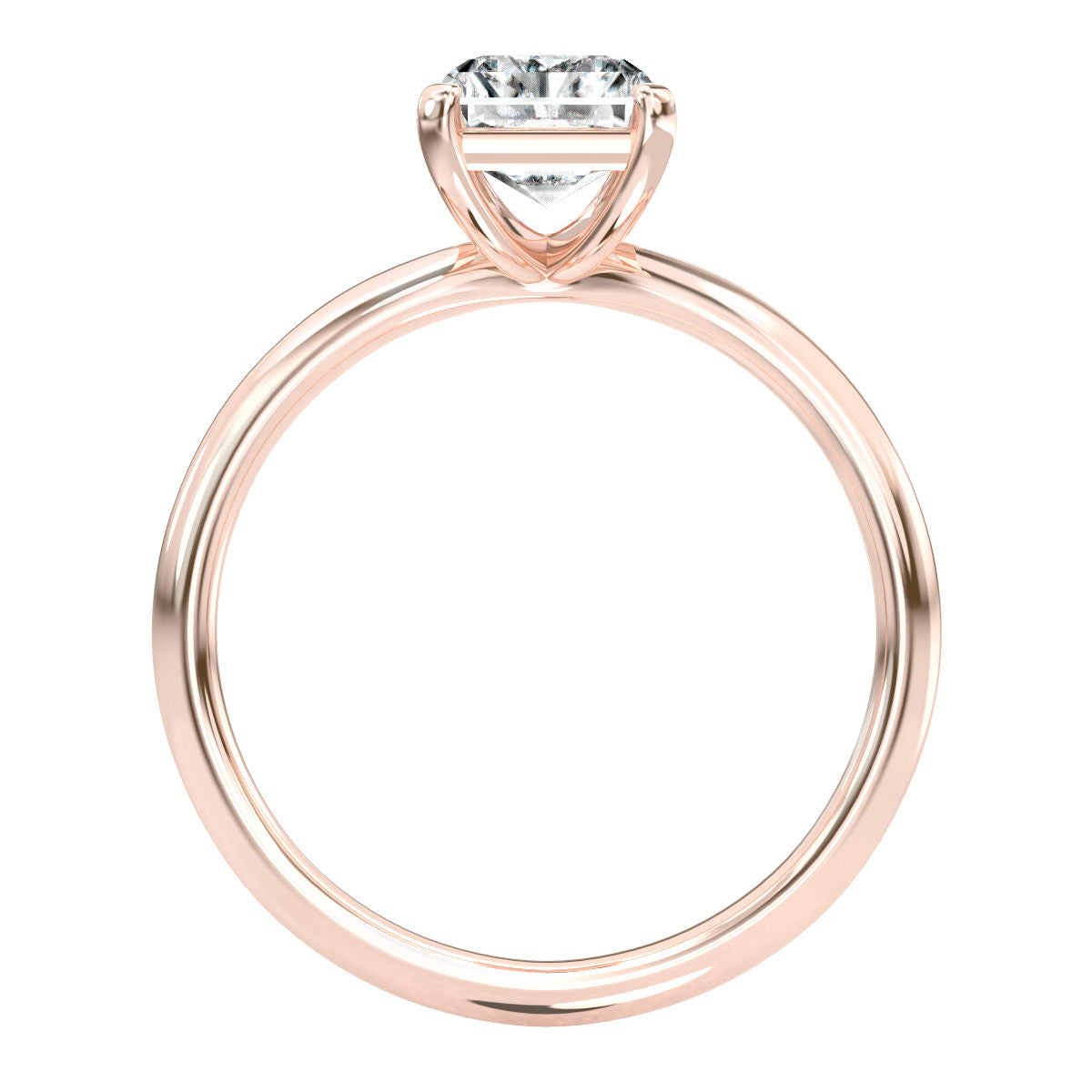 Ardelia engagement ring in rose gold