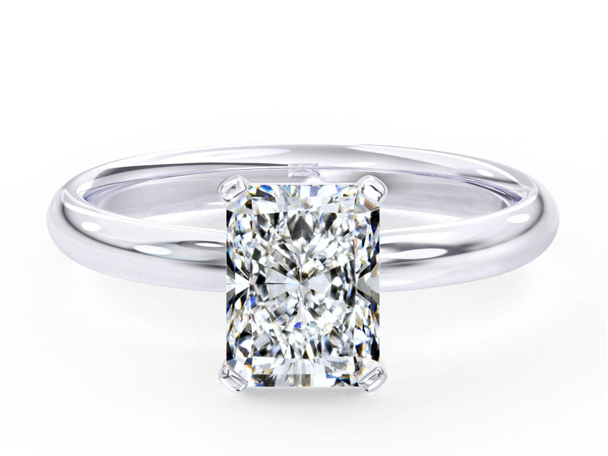 Ardelia engagement ring in white gold