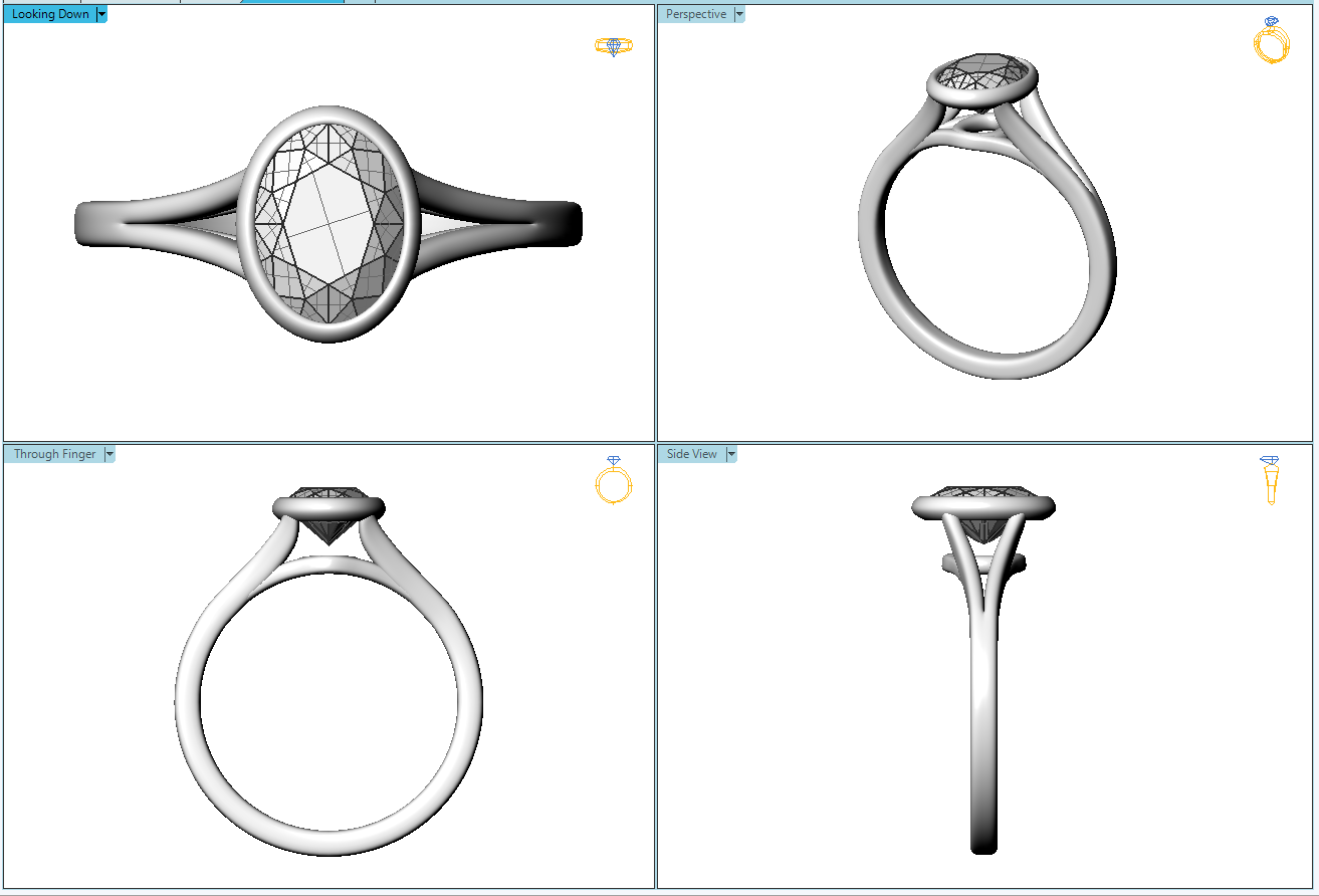 Aria engagement ring