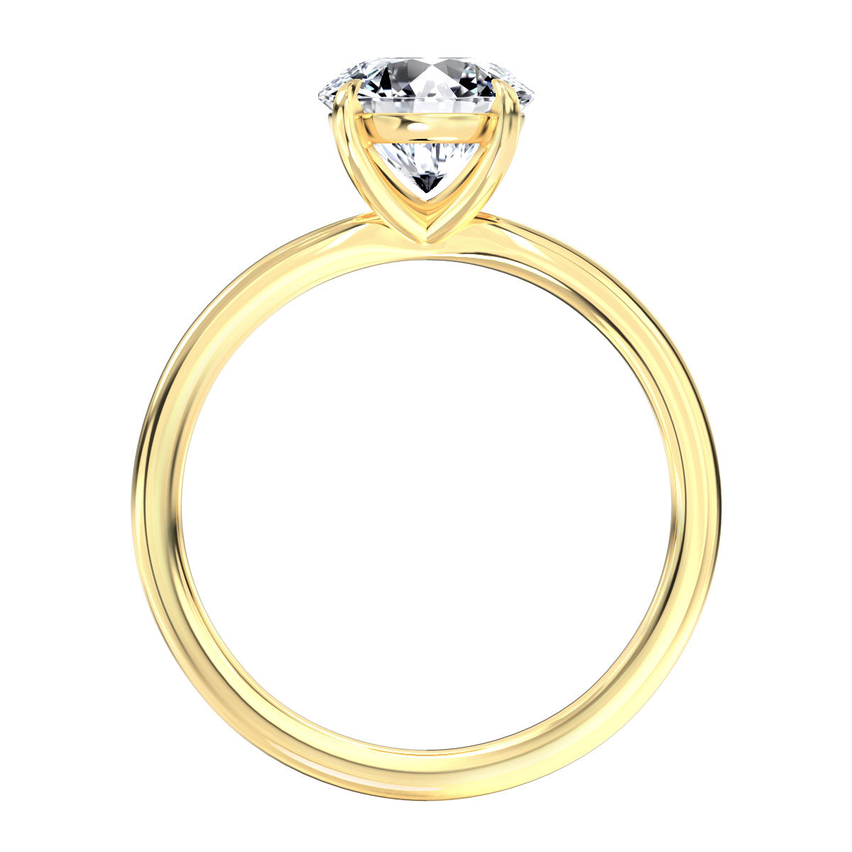 Aliza engagement ring in yellow gold