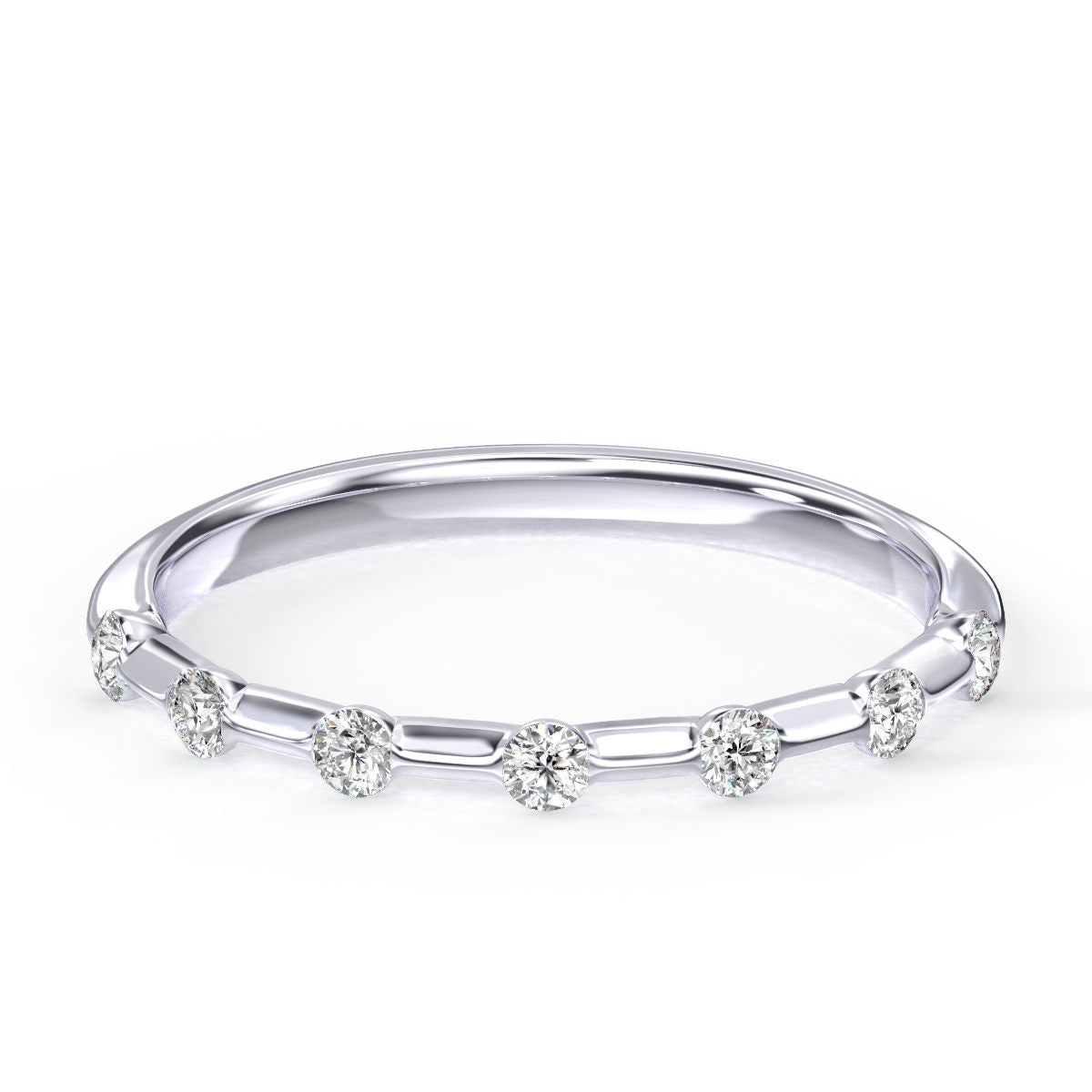 Delicate Diamond Array Band