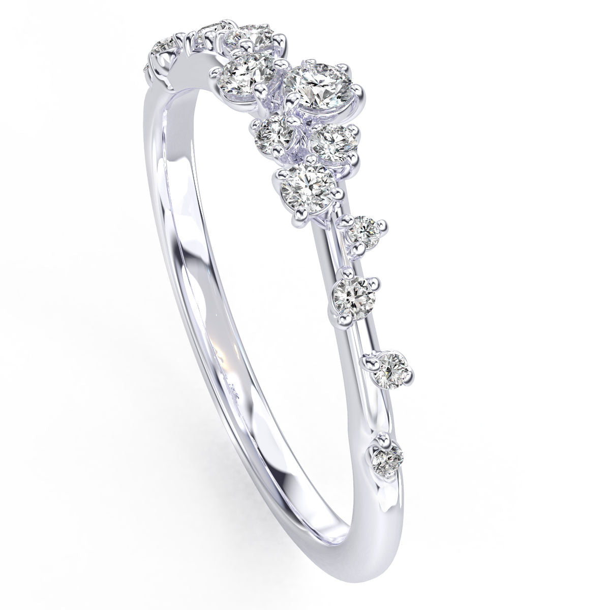 Scattered Diamond Band