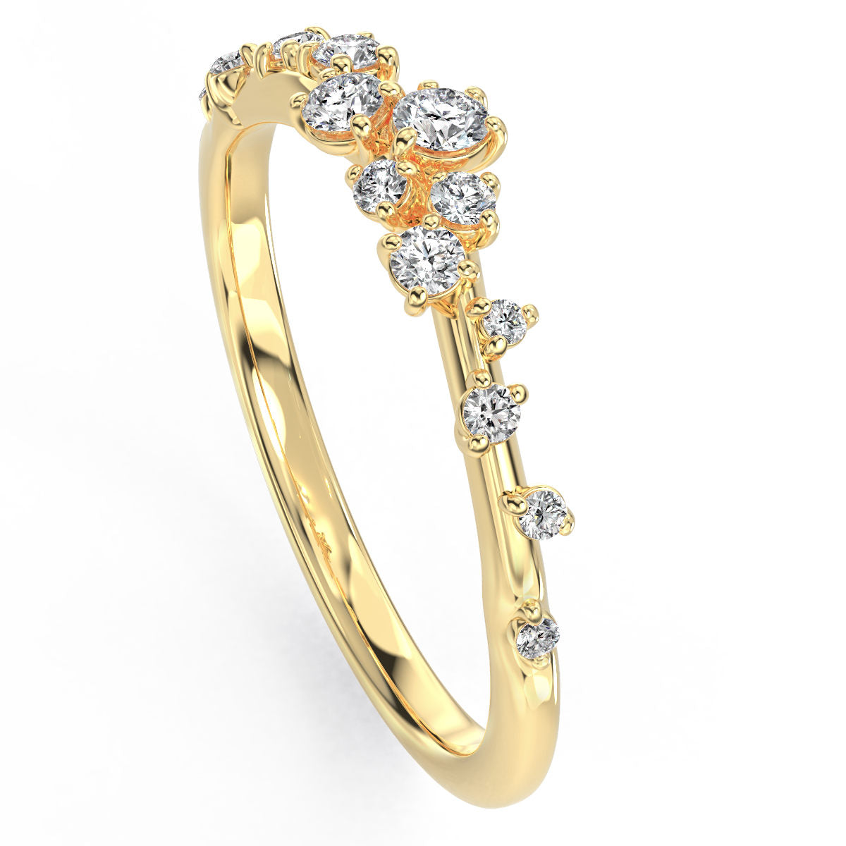 Scattered Diamond Band