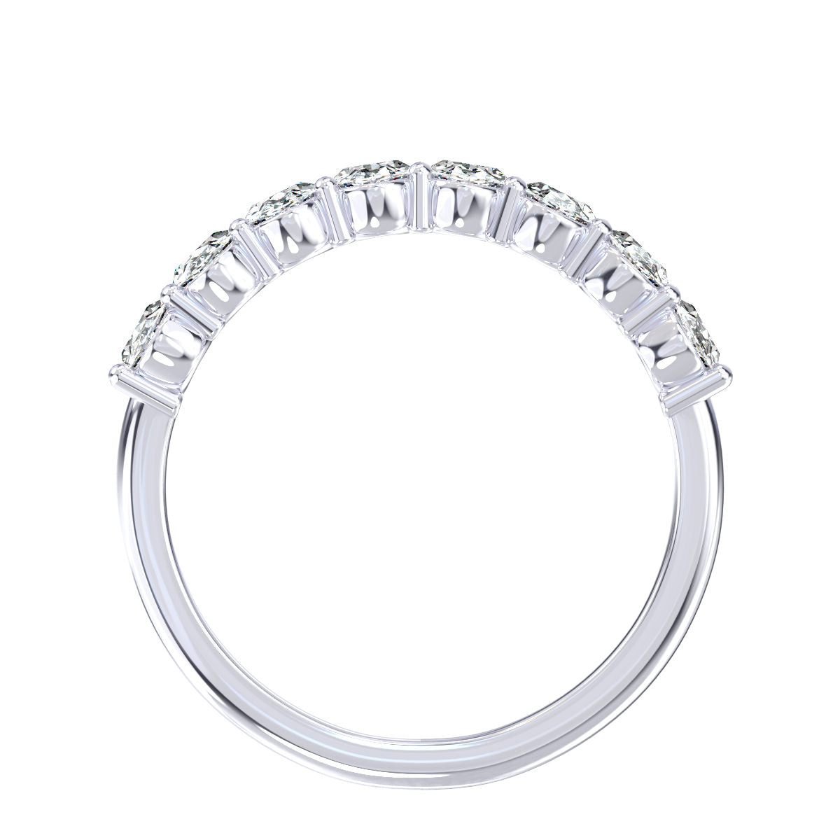 1.00ct Oval Diamond Band