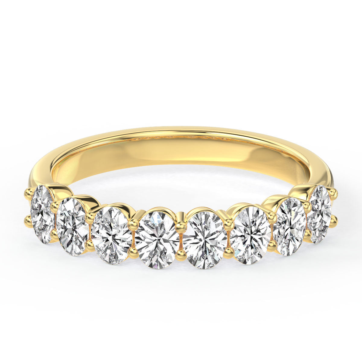 1.00ct Oval Diamond Band
