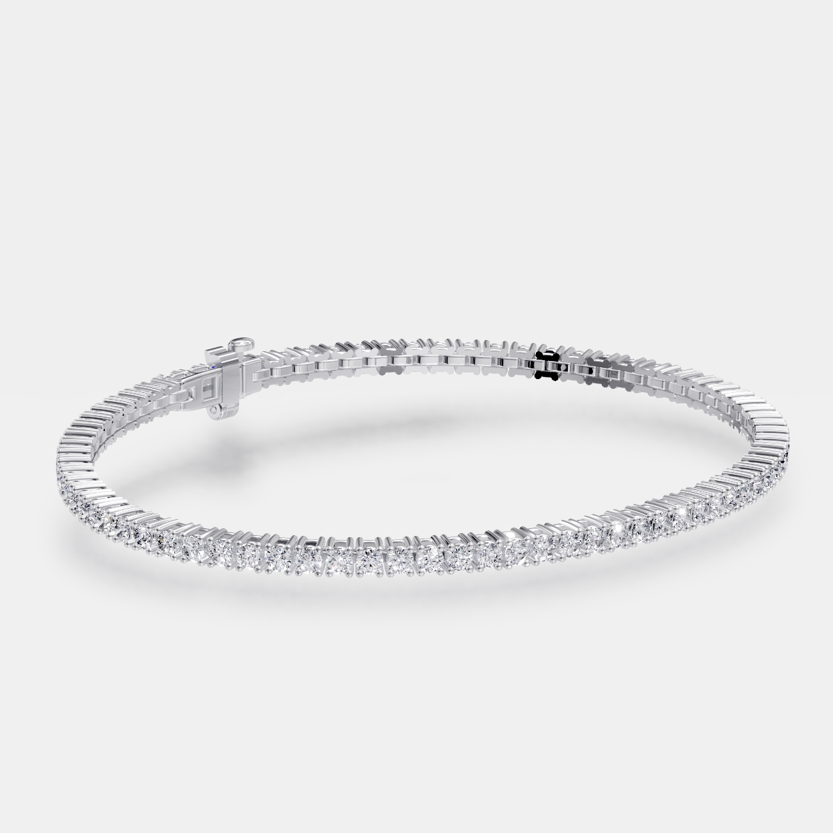 3.00tcw Round Diamond Tennis Bracelet