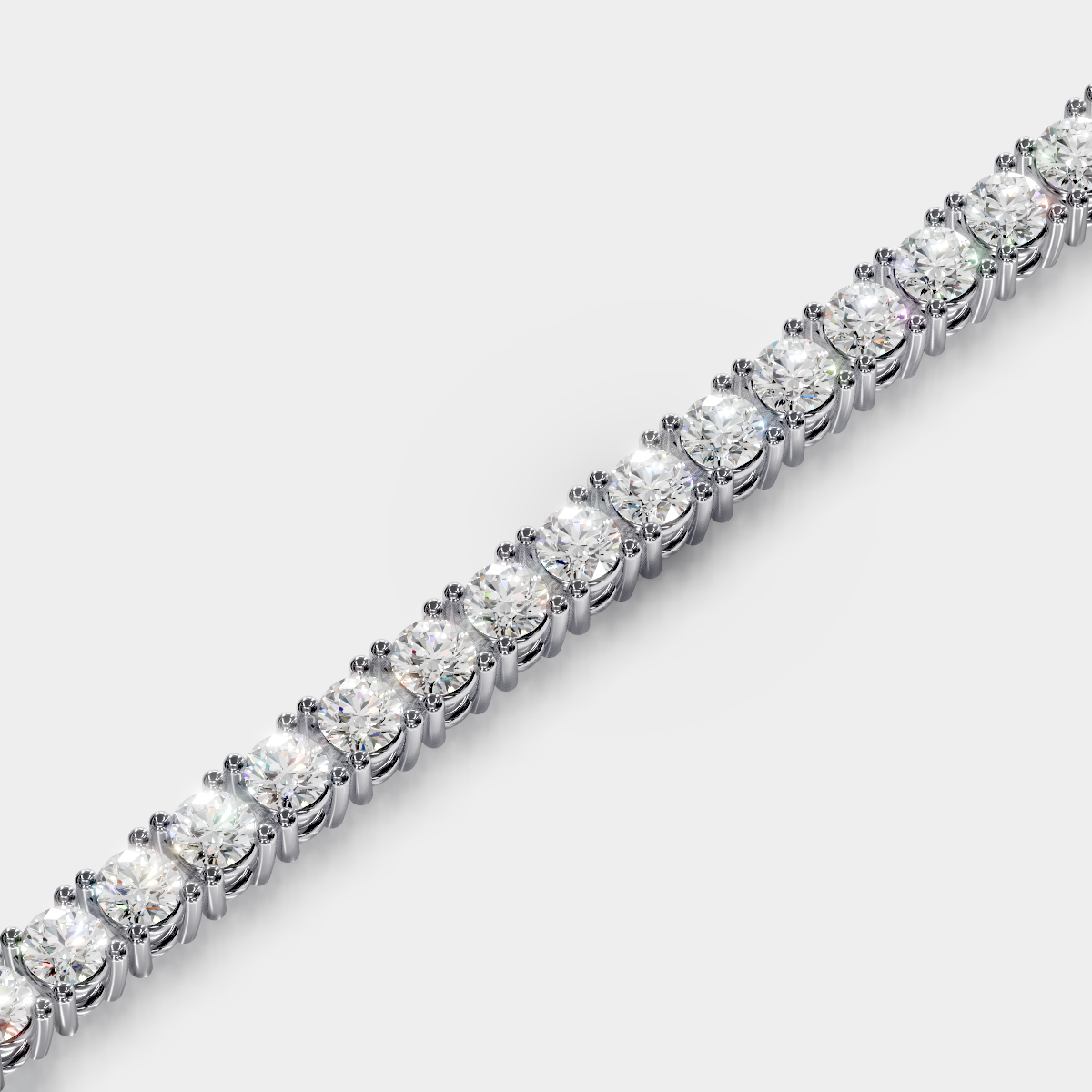 4.00tcw Round Diamond Tennis Bracelet