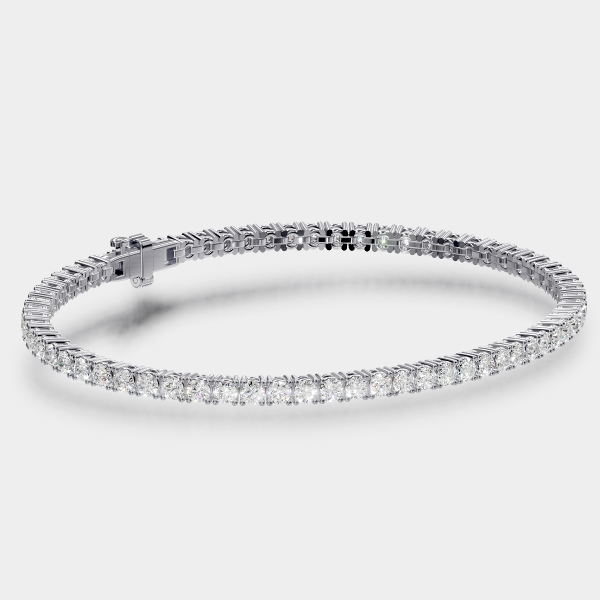 5.00tcw Round Diamond Tennis Bracelet