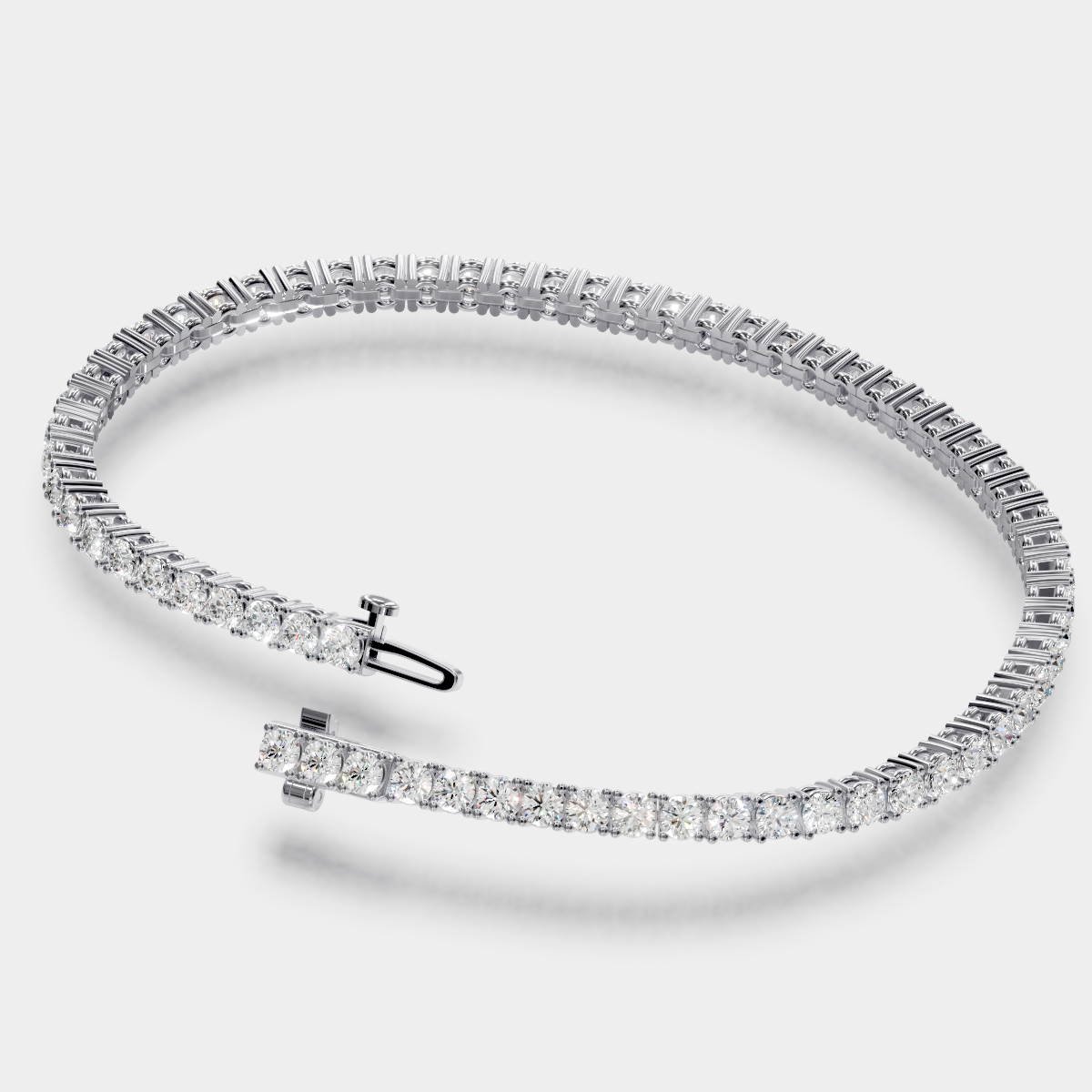 5.00tcw Round Diamond Tennis Bracelet