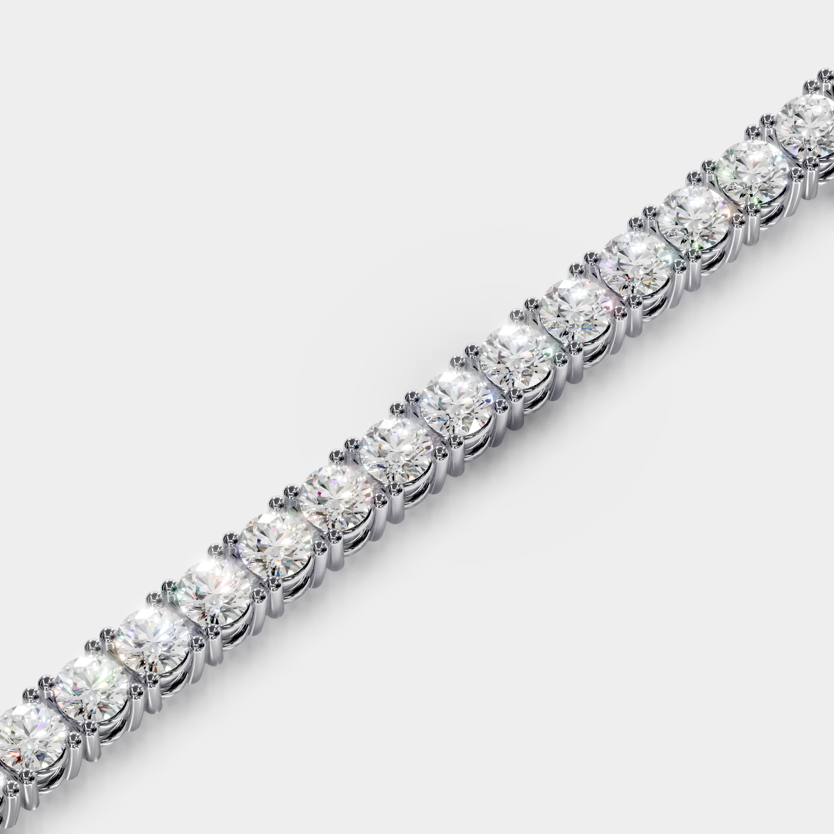 5.00tcw Round Diamond Tennis Bracelet