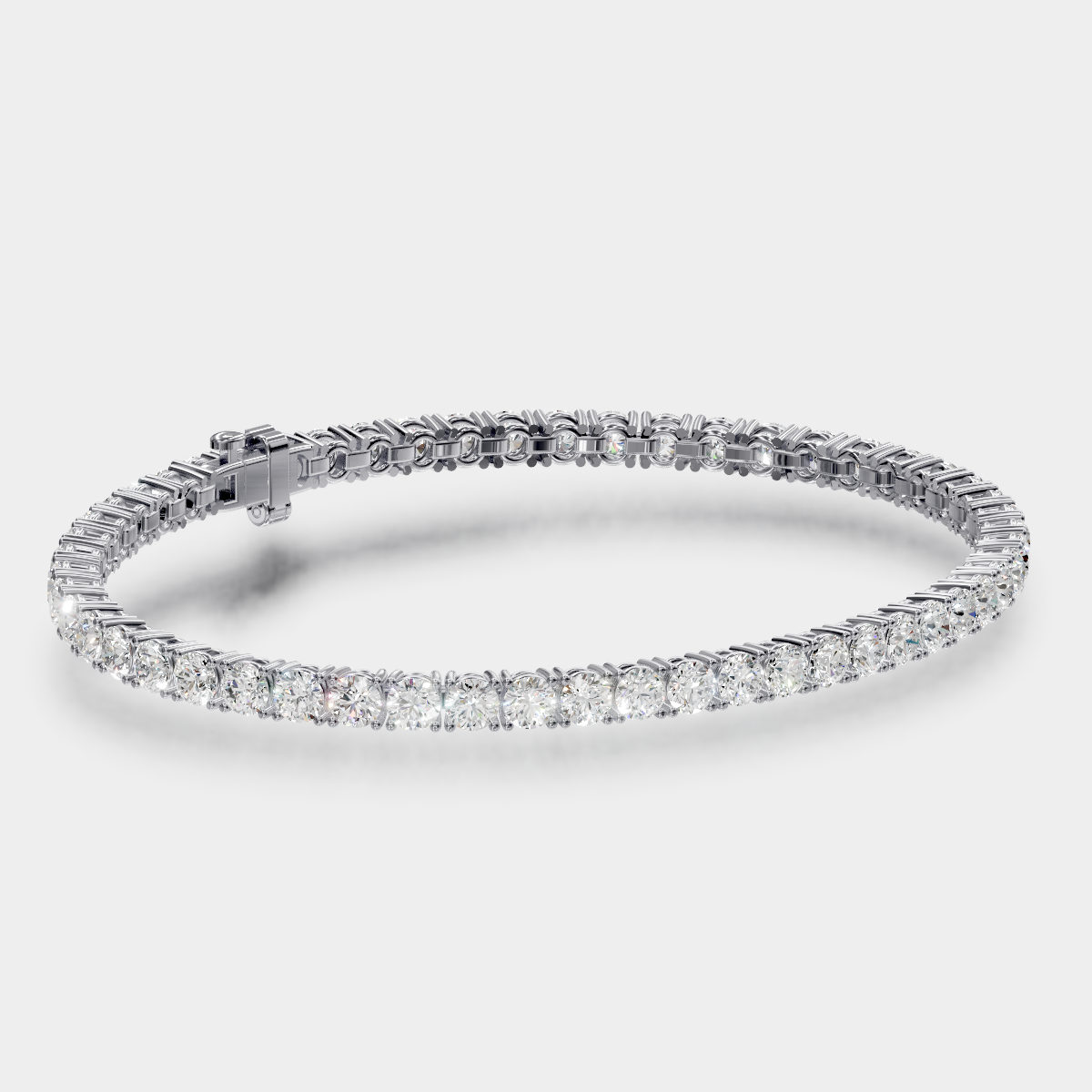 8.00tcw Round Diamond Tennis Bracelet