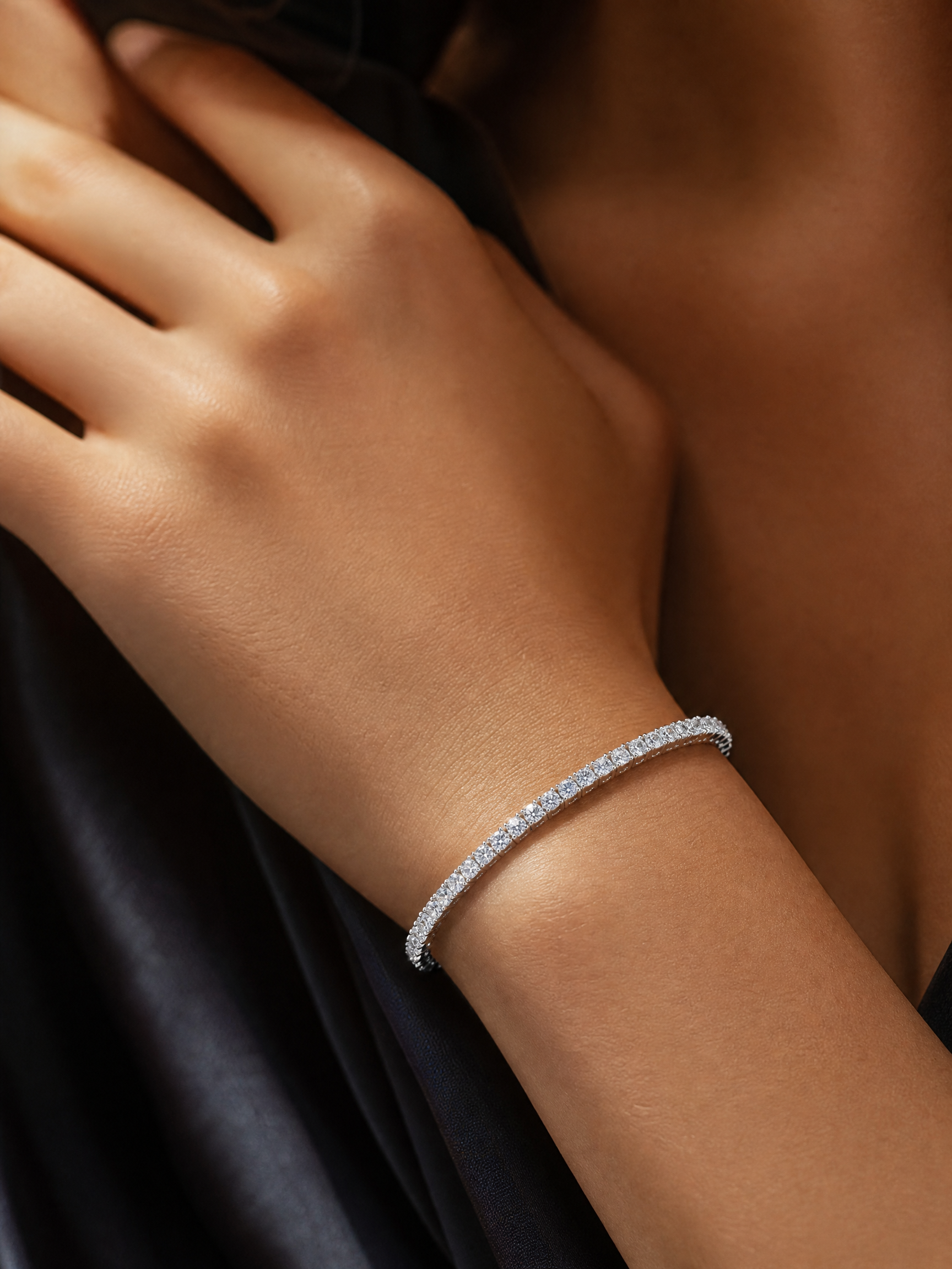 5.00tcw Round Diamond Tennis Bracelet