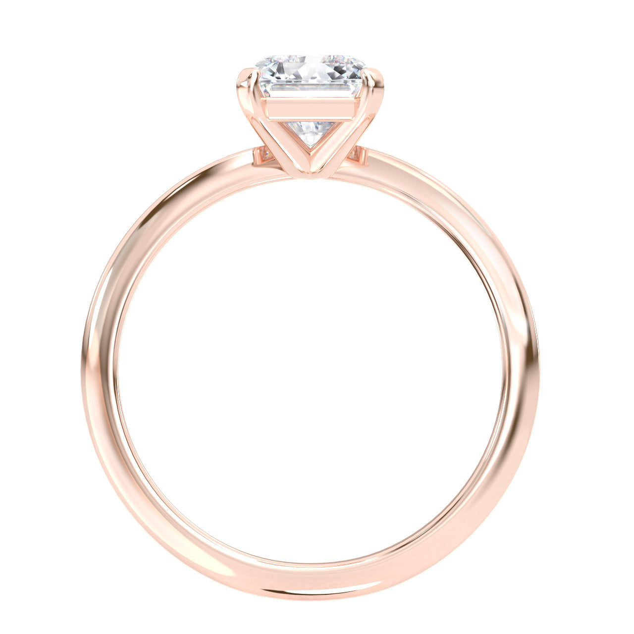 Felicia engagement ring in rose gold
