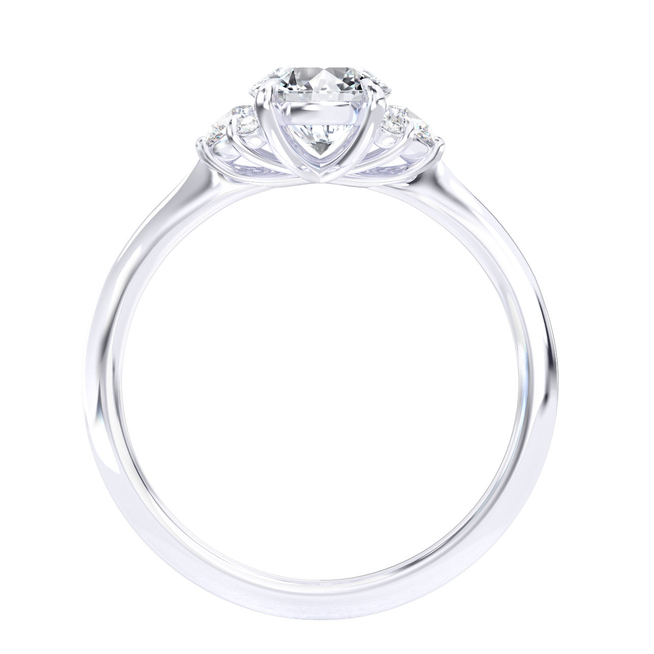 Jaci engagement ring in white gold