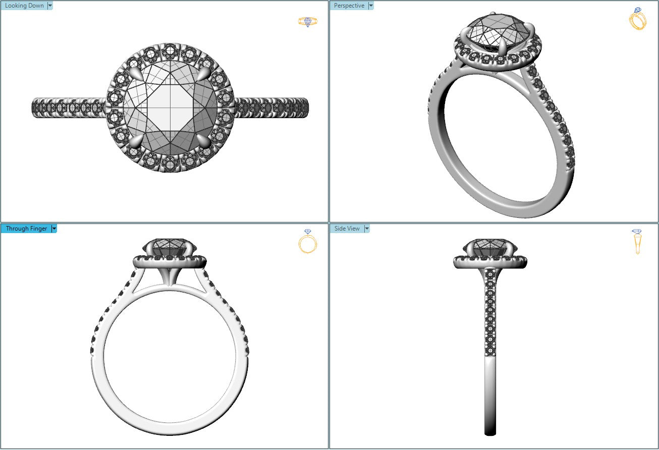 Leila engagement ring