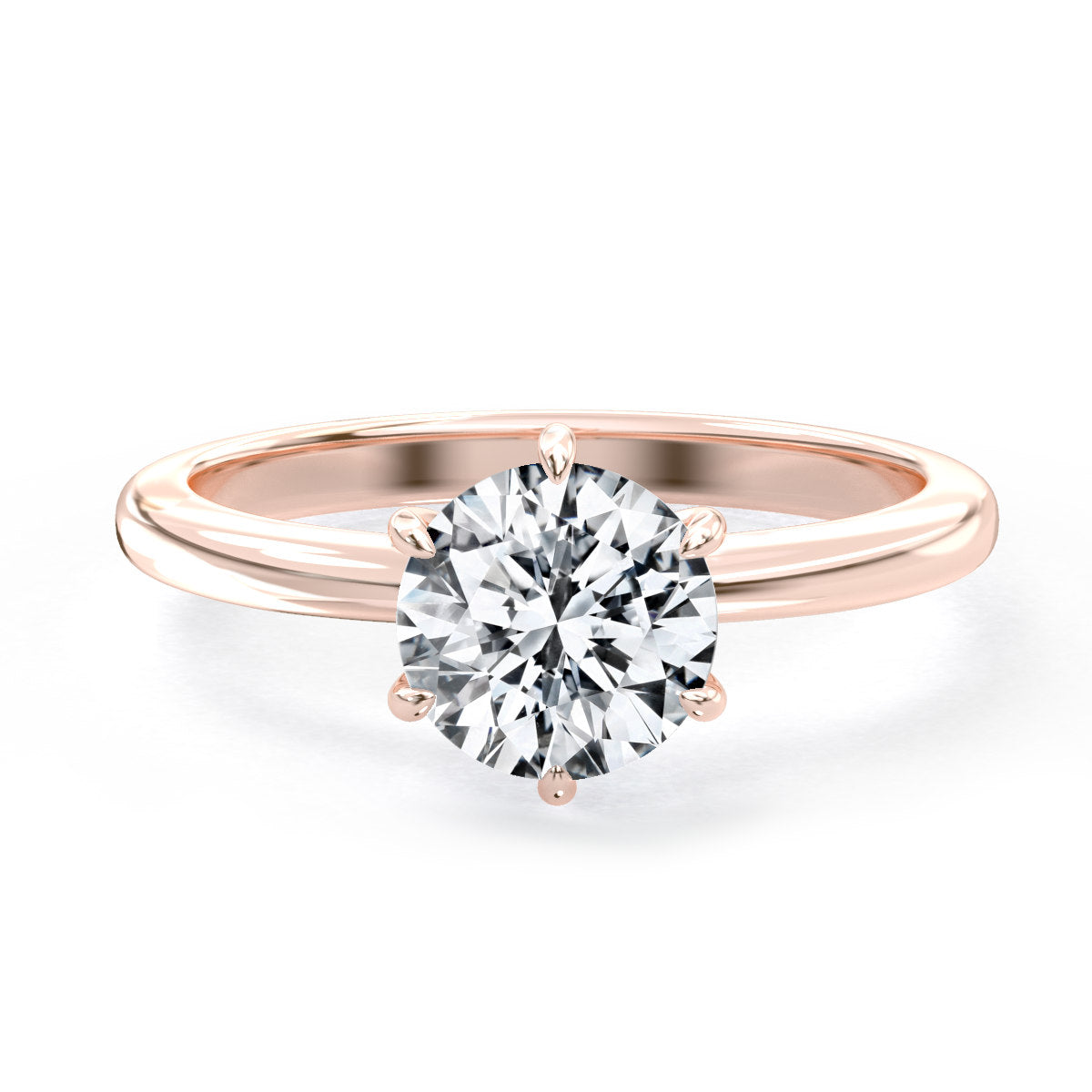Nila engagement ring in rose gold