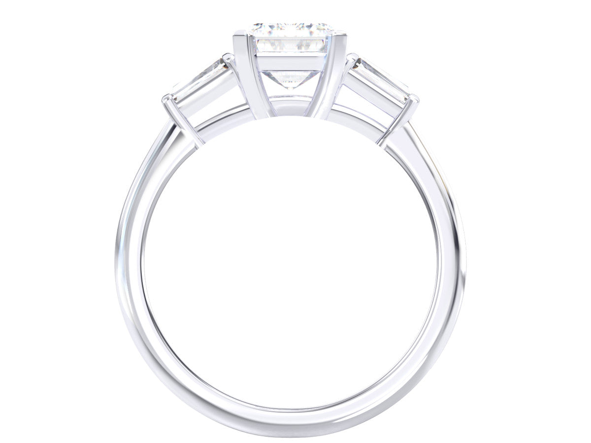 Naomi engagement ring in white gold