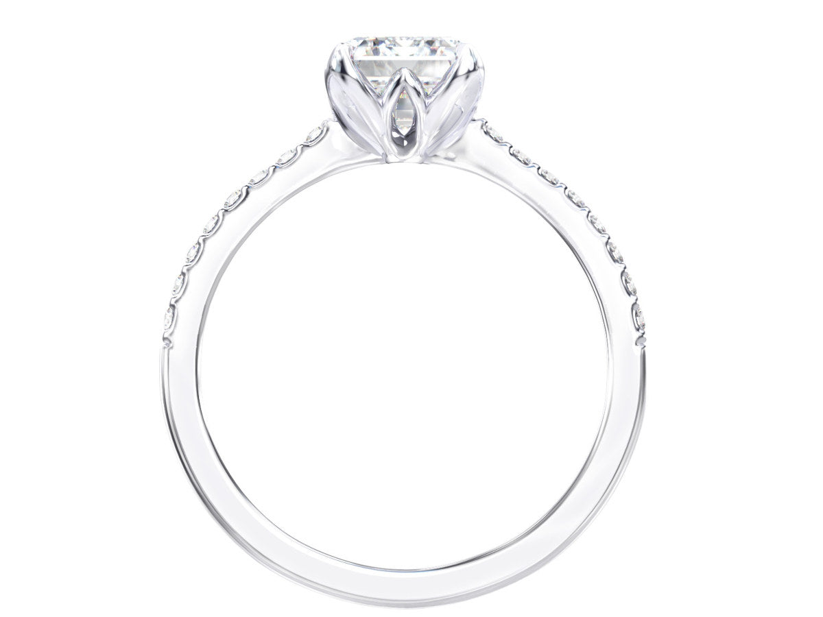 Arabella engagement ring in white gold