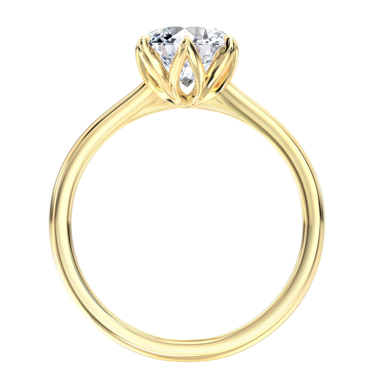 Bridgette engagement ring in yellow gold