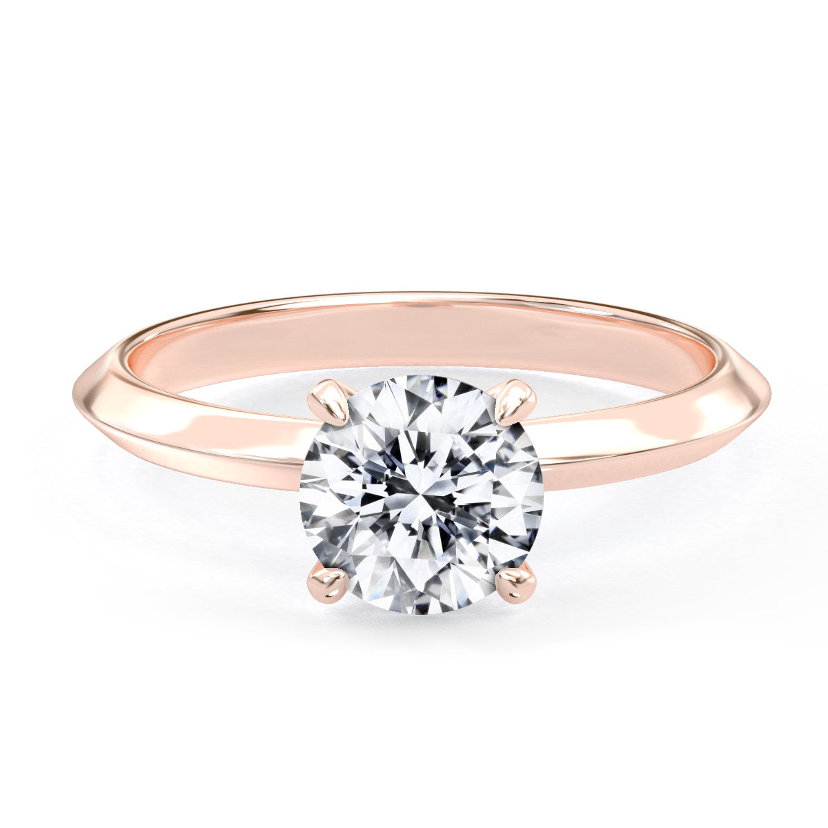 Anila engagement ring in rose gold