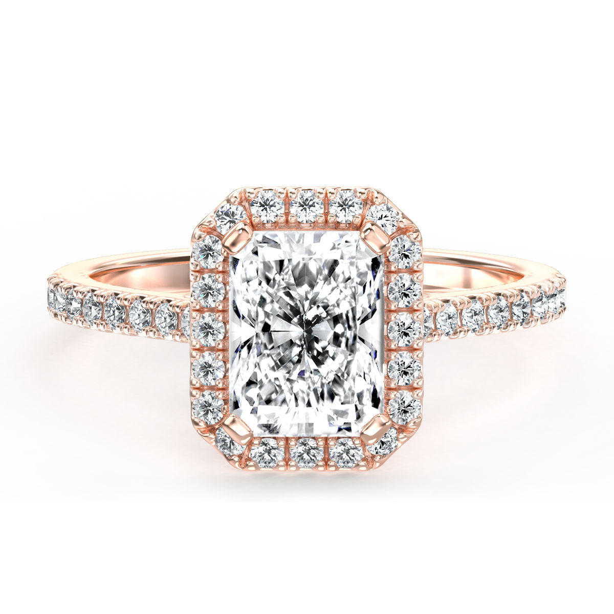 Imelda engagement ring in rose gold