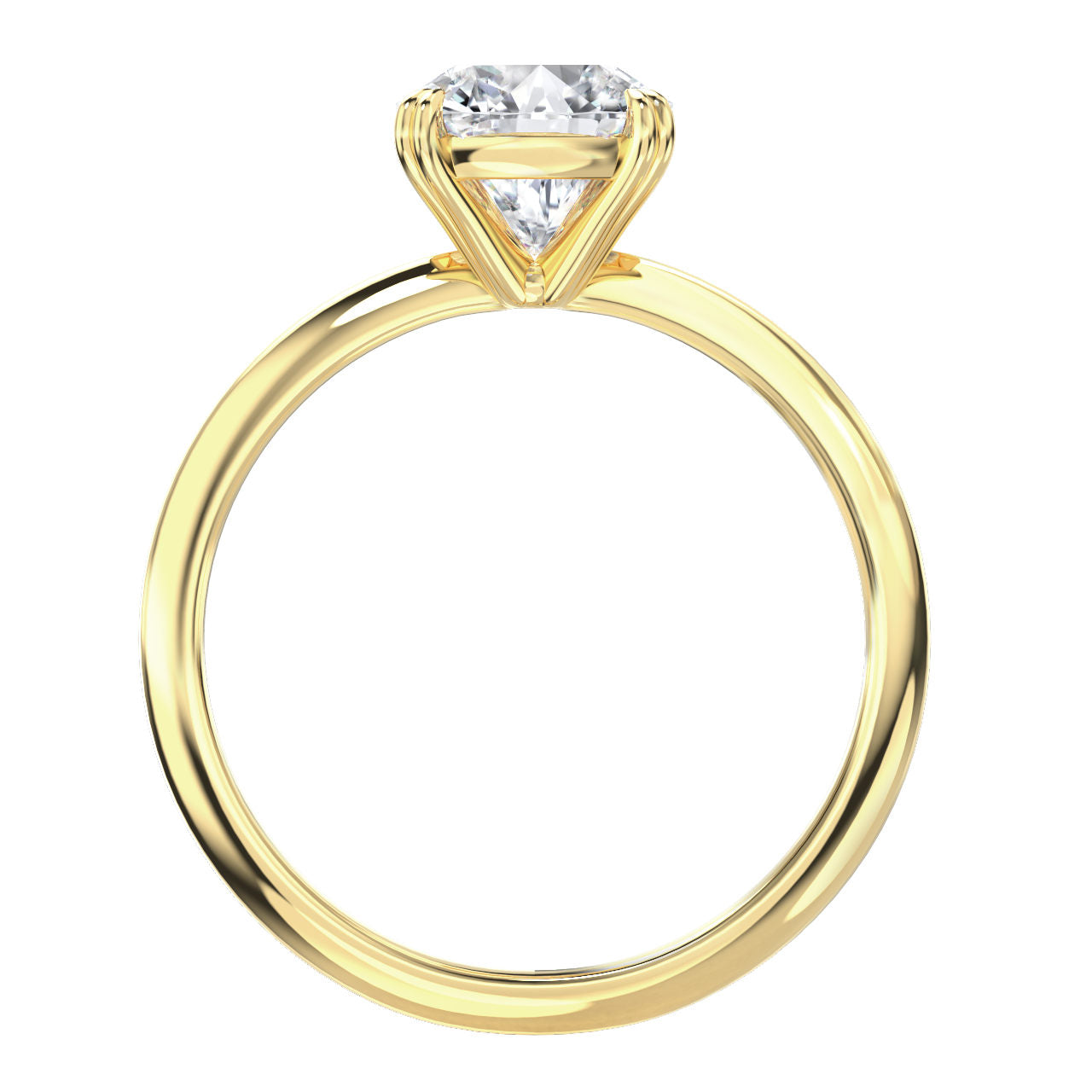 Isla engagement ring in yellow gold