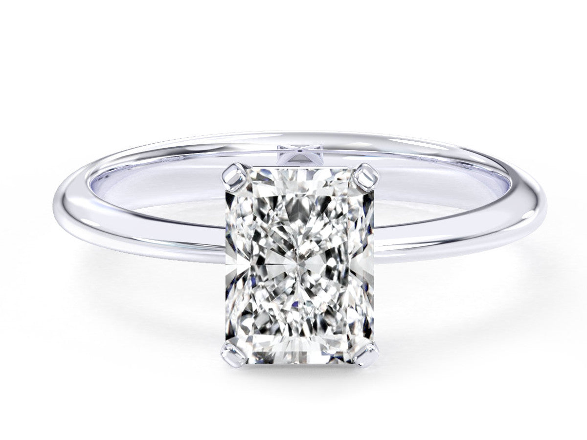 Belinda engagement ring in white gold