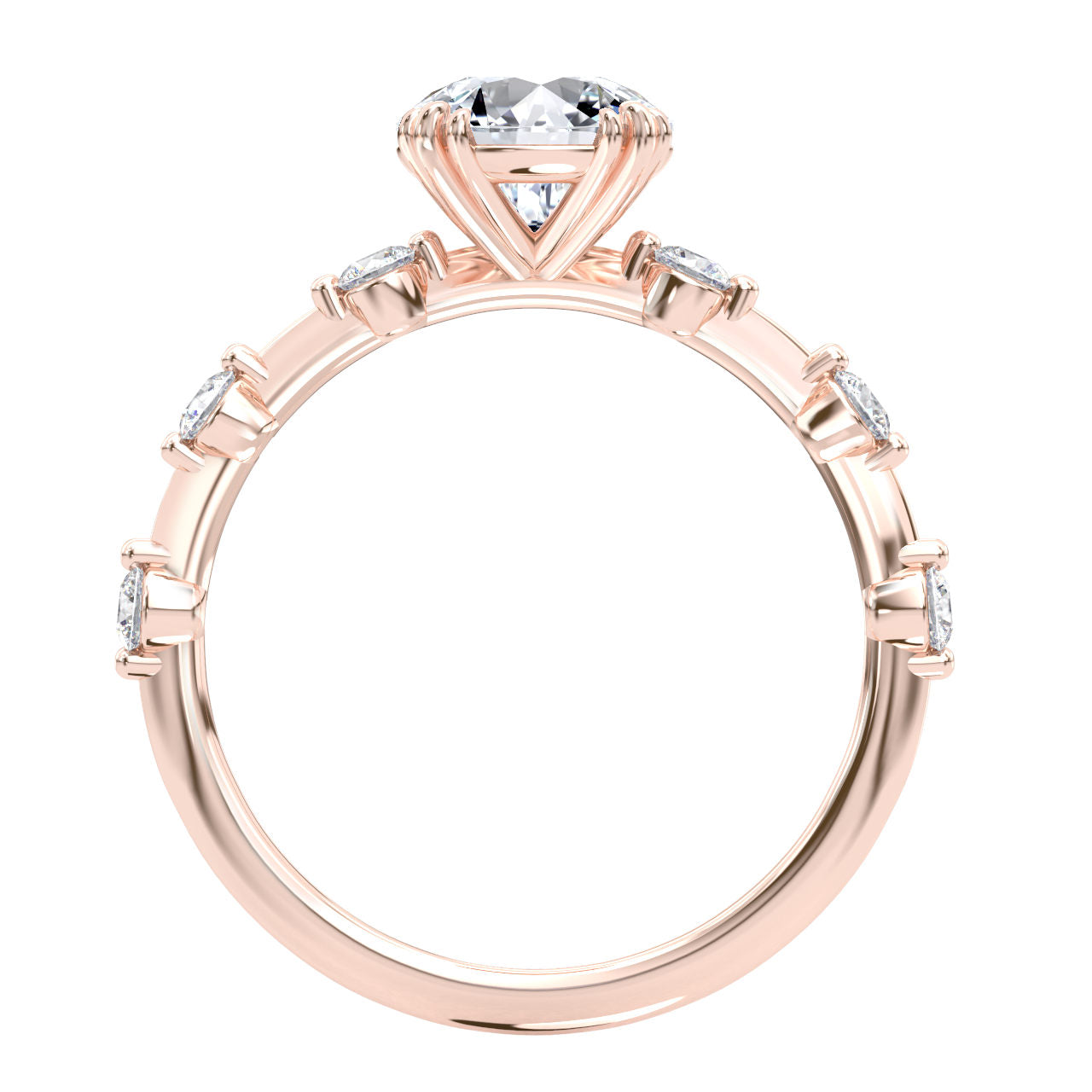 Eleri engagement ring in rose gold