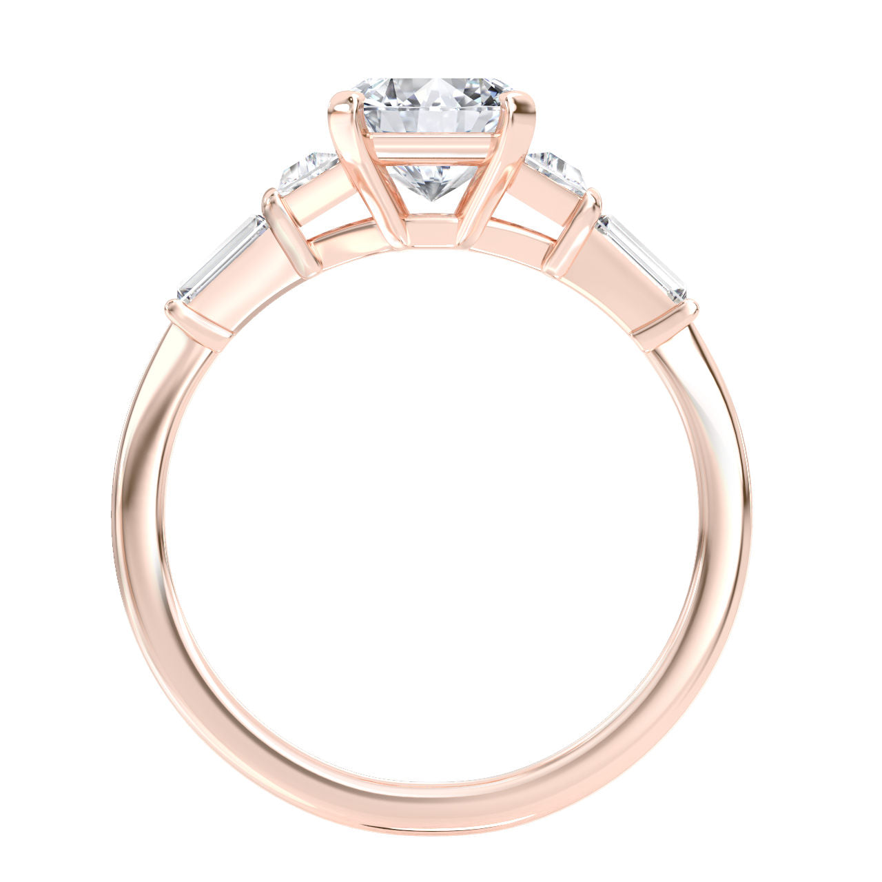 Adona engagement ring in rose gold