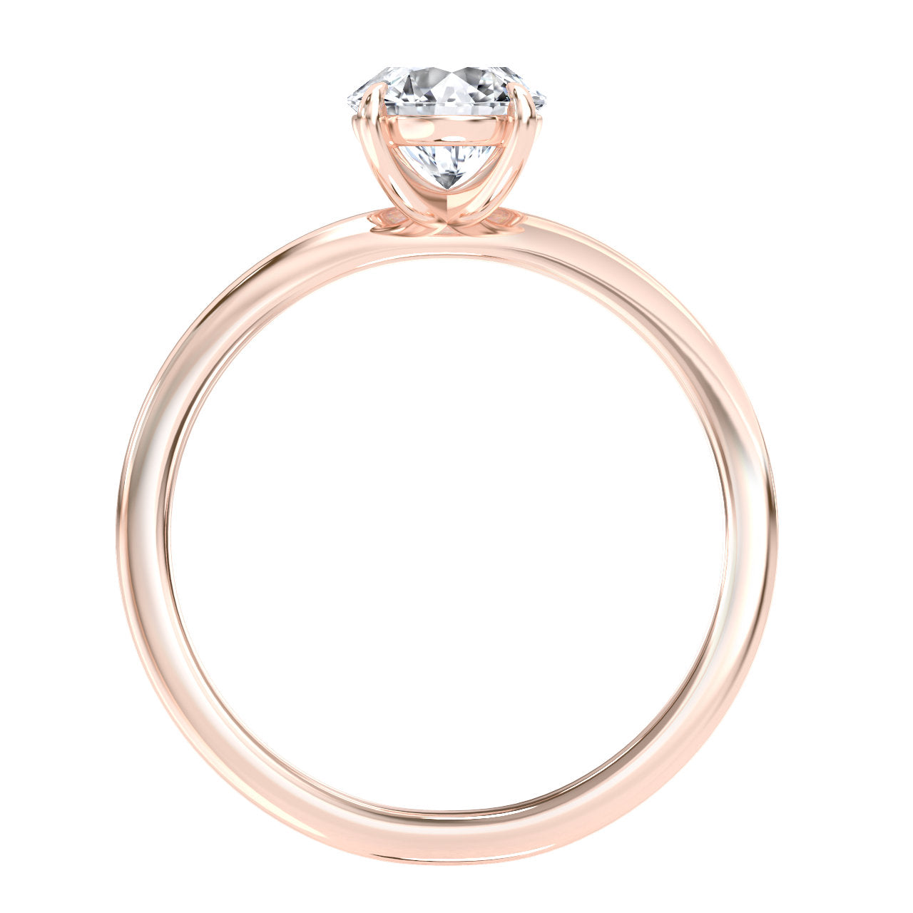 Eleanor engagement ring in rose gold