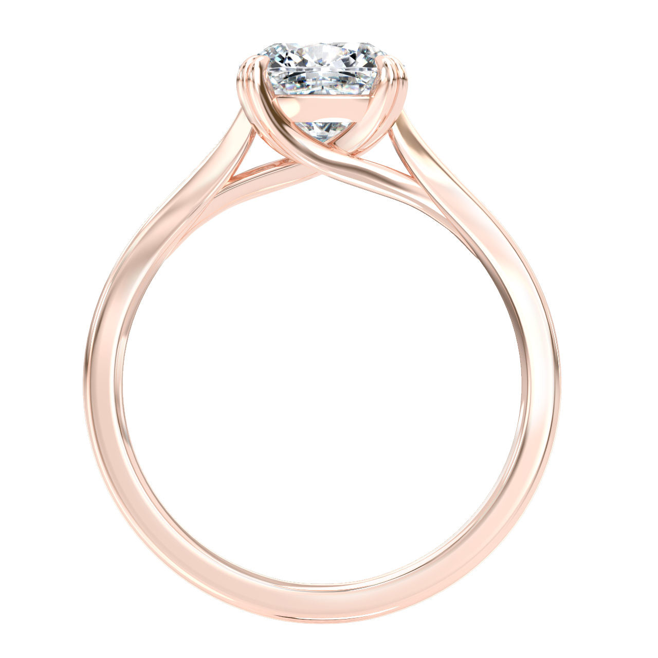 Barbara engagement ring in rose gold
