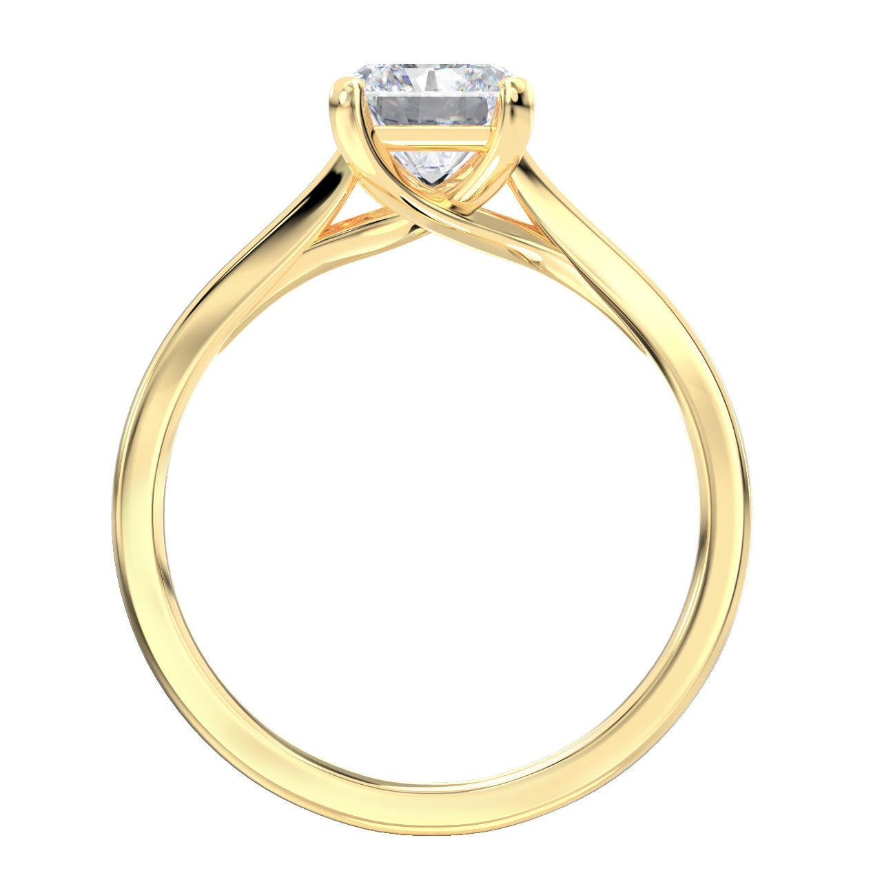 Becky engagement ring in yellow gold