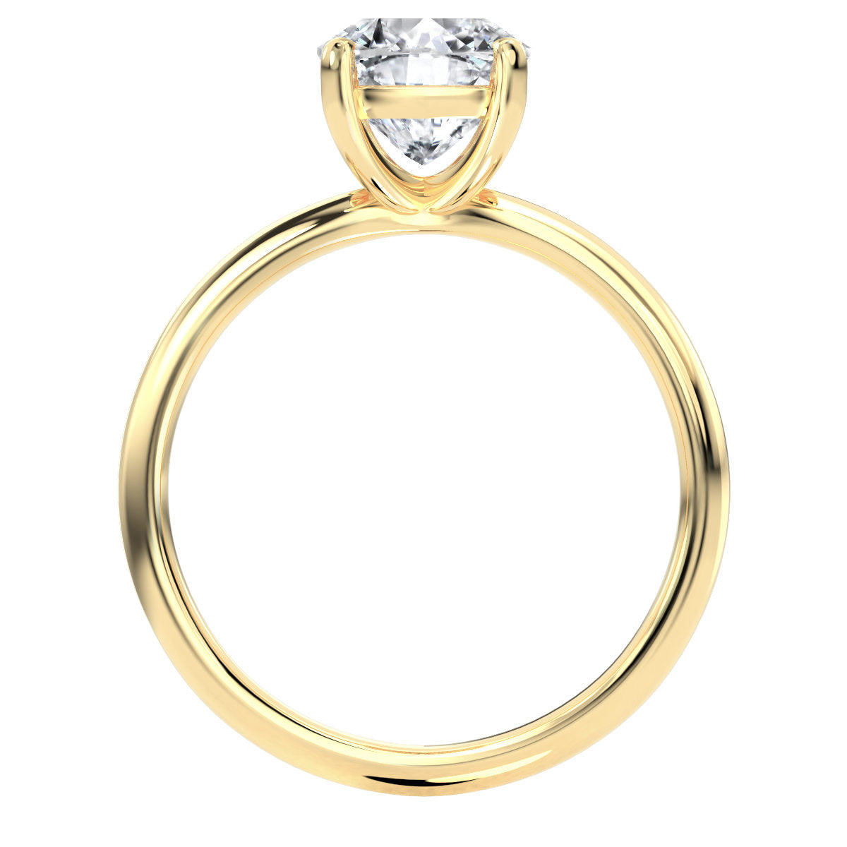 Andria engagement ring in yellow gold