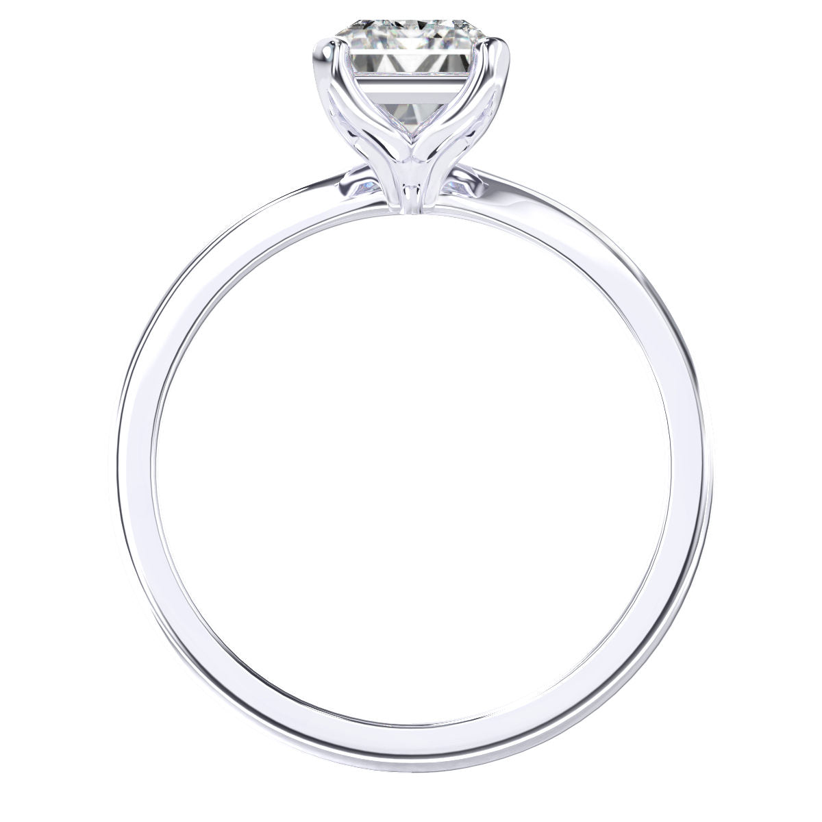 Ariene engagement ring in white gold